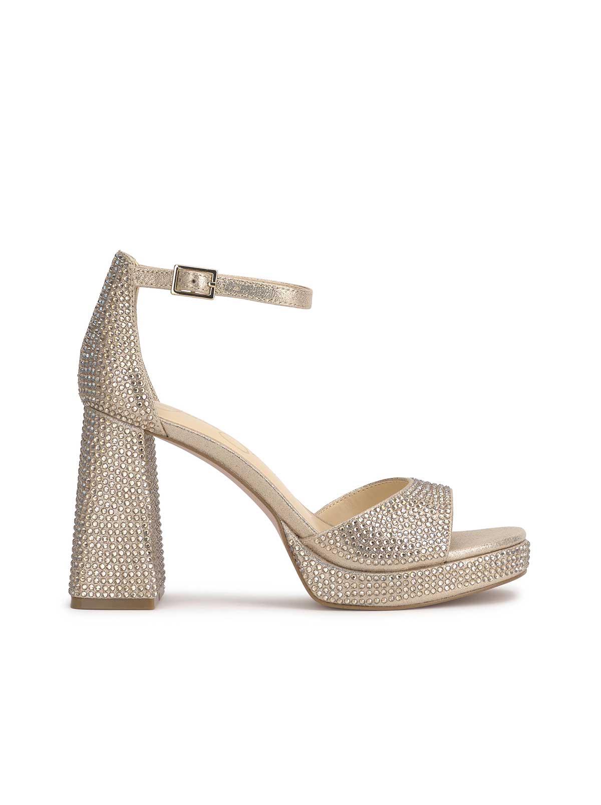 Jessica Simpson Women Kaliah Platform Sandal in Champagne