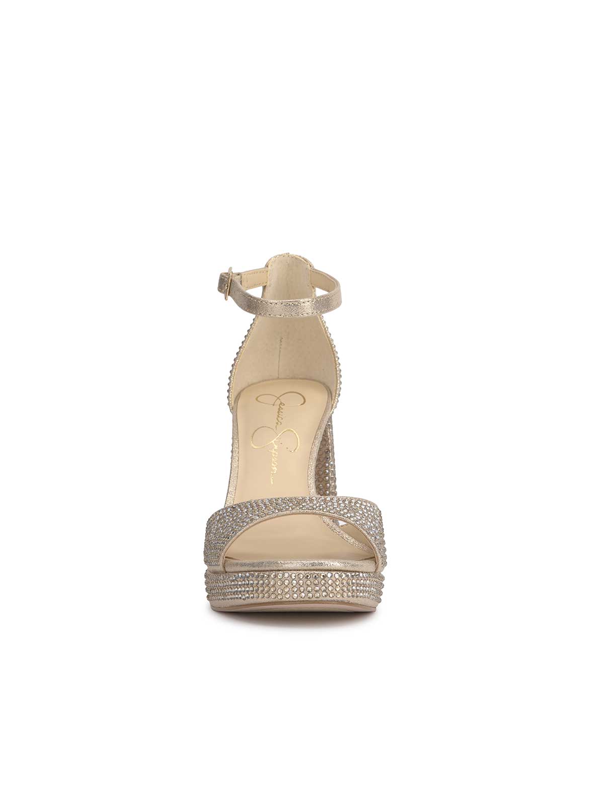 Jessica Simpson Women Kaliah Platform Sandal in Champagne