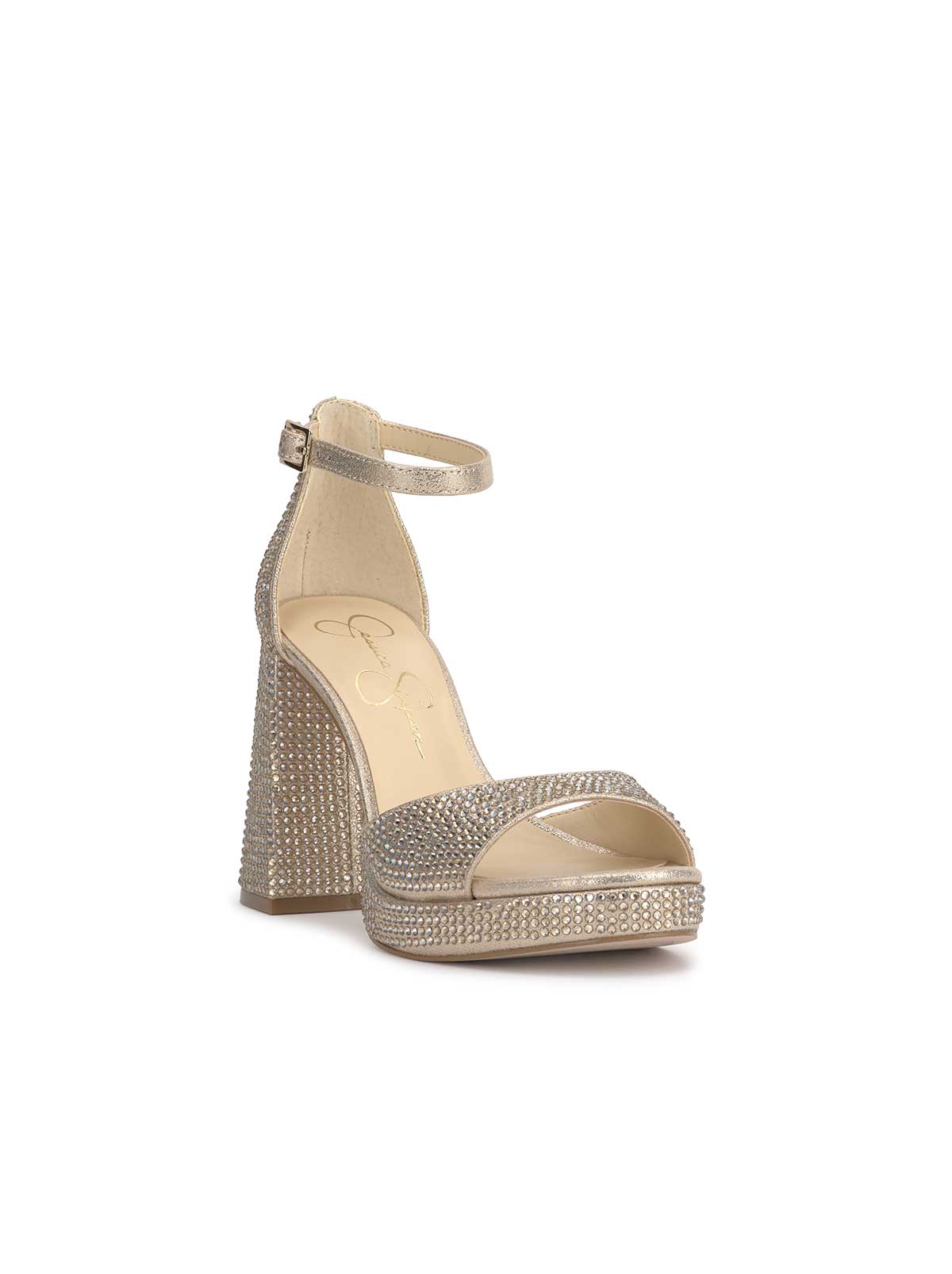 Jessica Simpson Women Kaliah Platform Sandal in Champagne