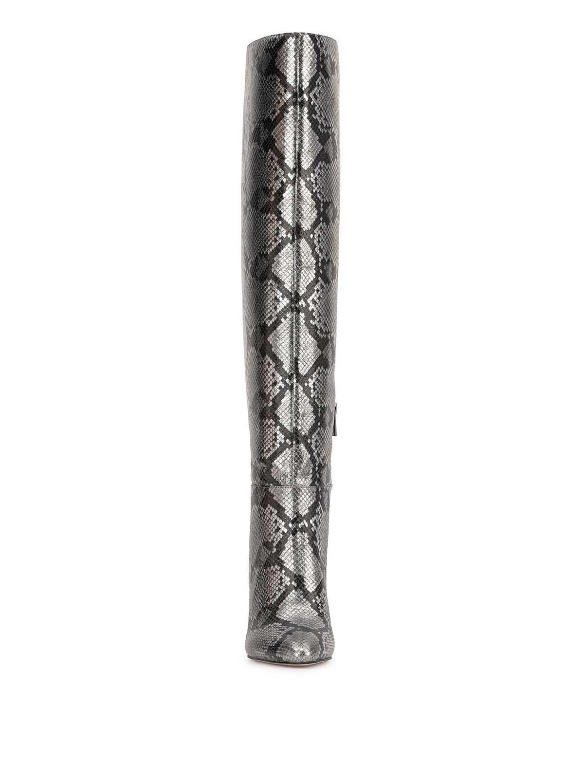 Jessica Simpson Women Mistia Over The Knee Boot in Chrome Snake