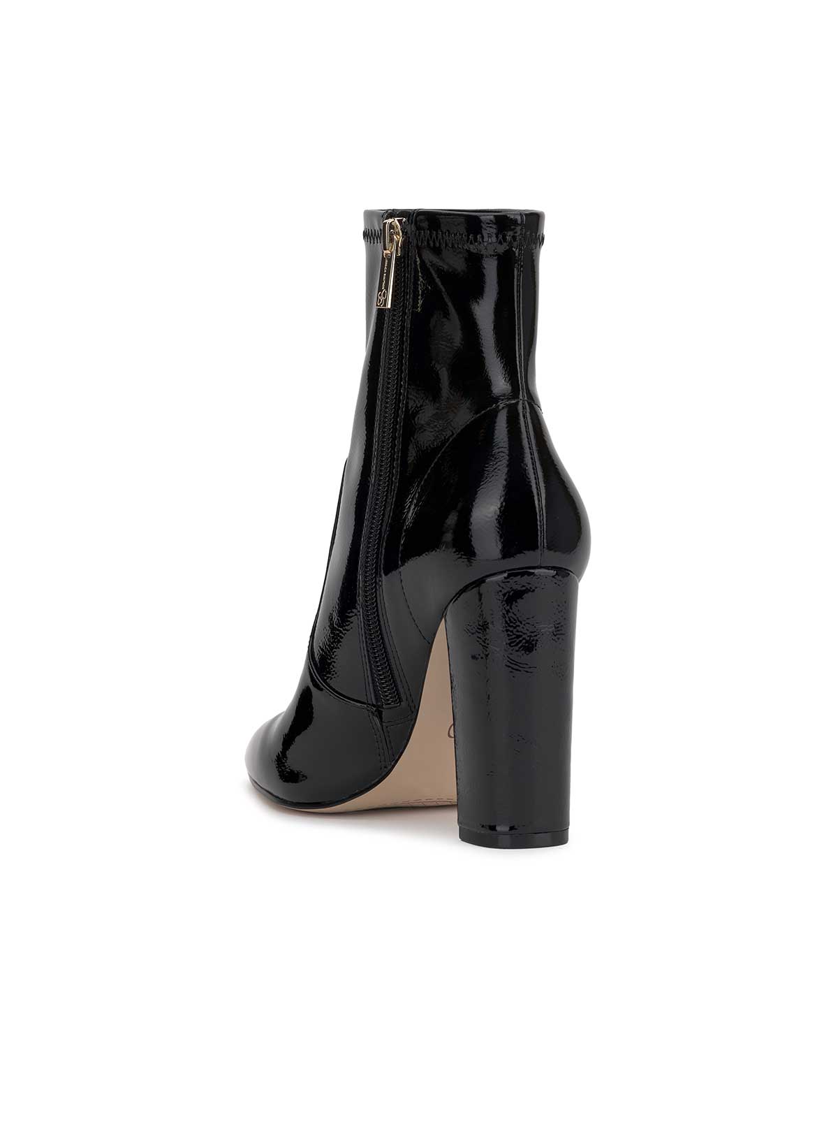 Jessica Simpson Women Narelle Pointed Toe Bootie in Black Patent