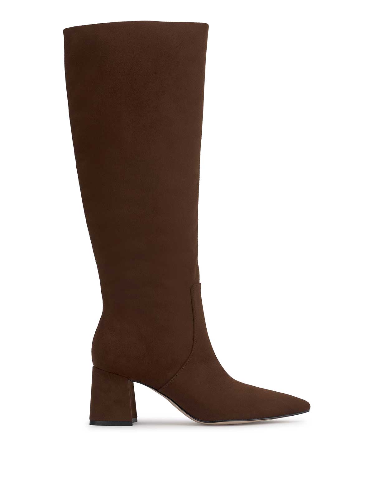 Jessica Simpson Women Skyeth Block Heel Boot in Walnut