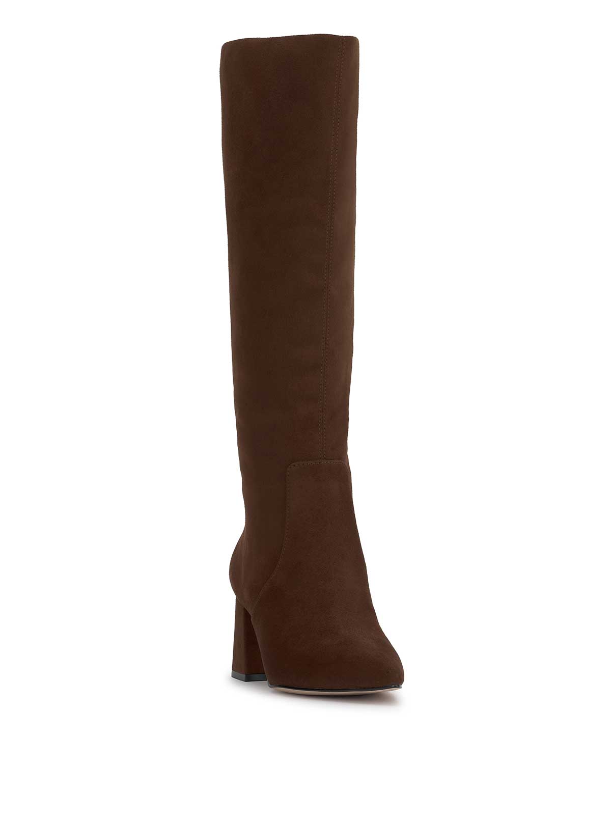 Jessica Simpson Women Skyeth Block Heel Boot in Walnut