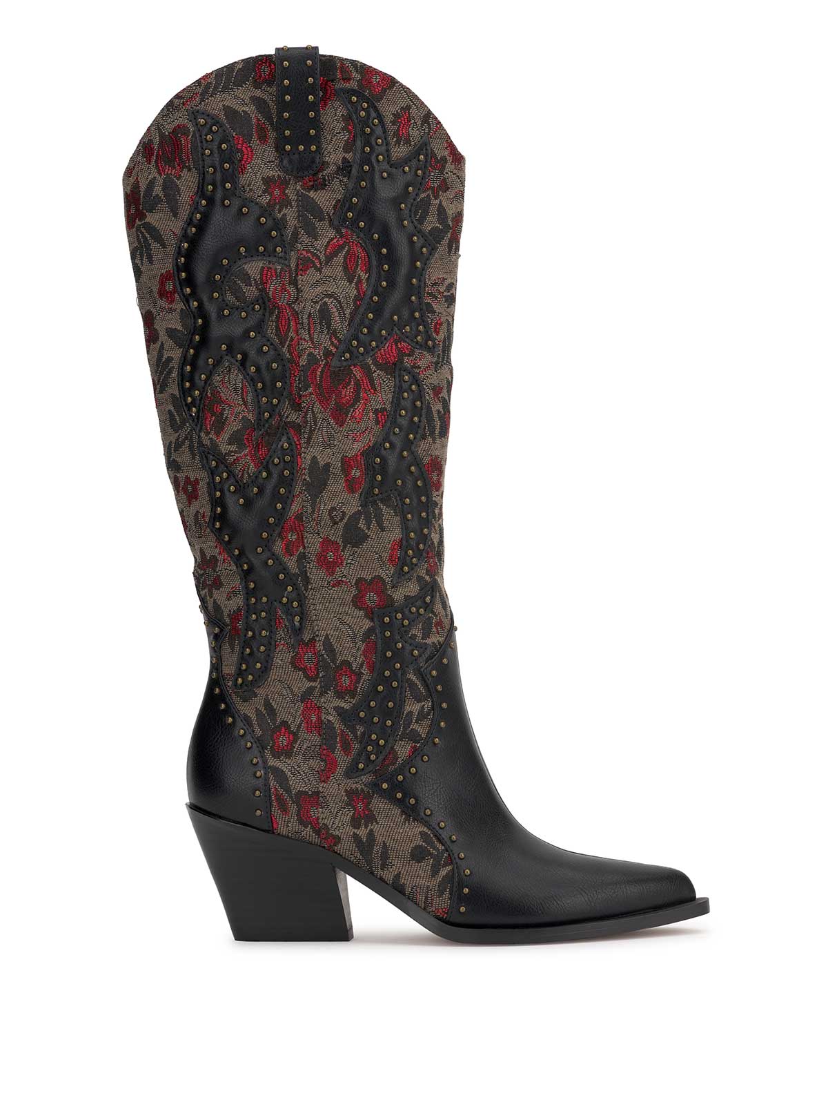 Jessica Simpson Women Zaikes Western Boot in Rosette Tapestry