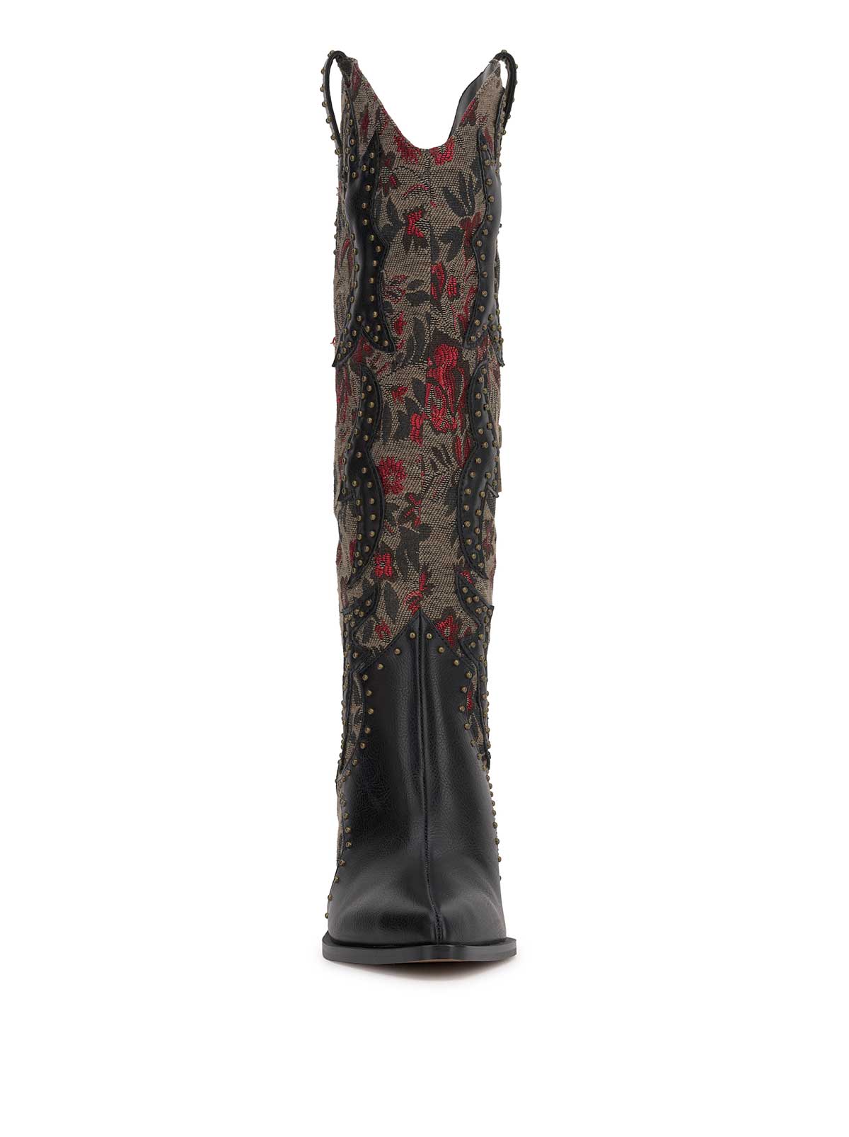 Jessica Simpson Women Zaikes Western Boot in Rosette Tapestry