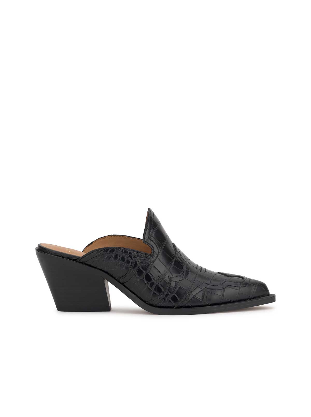 Jessica Simpson Women Zurina Heeled Mule in Black