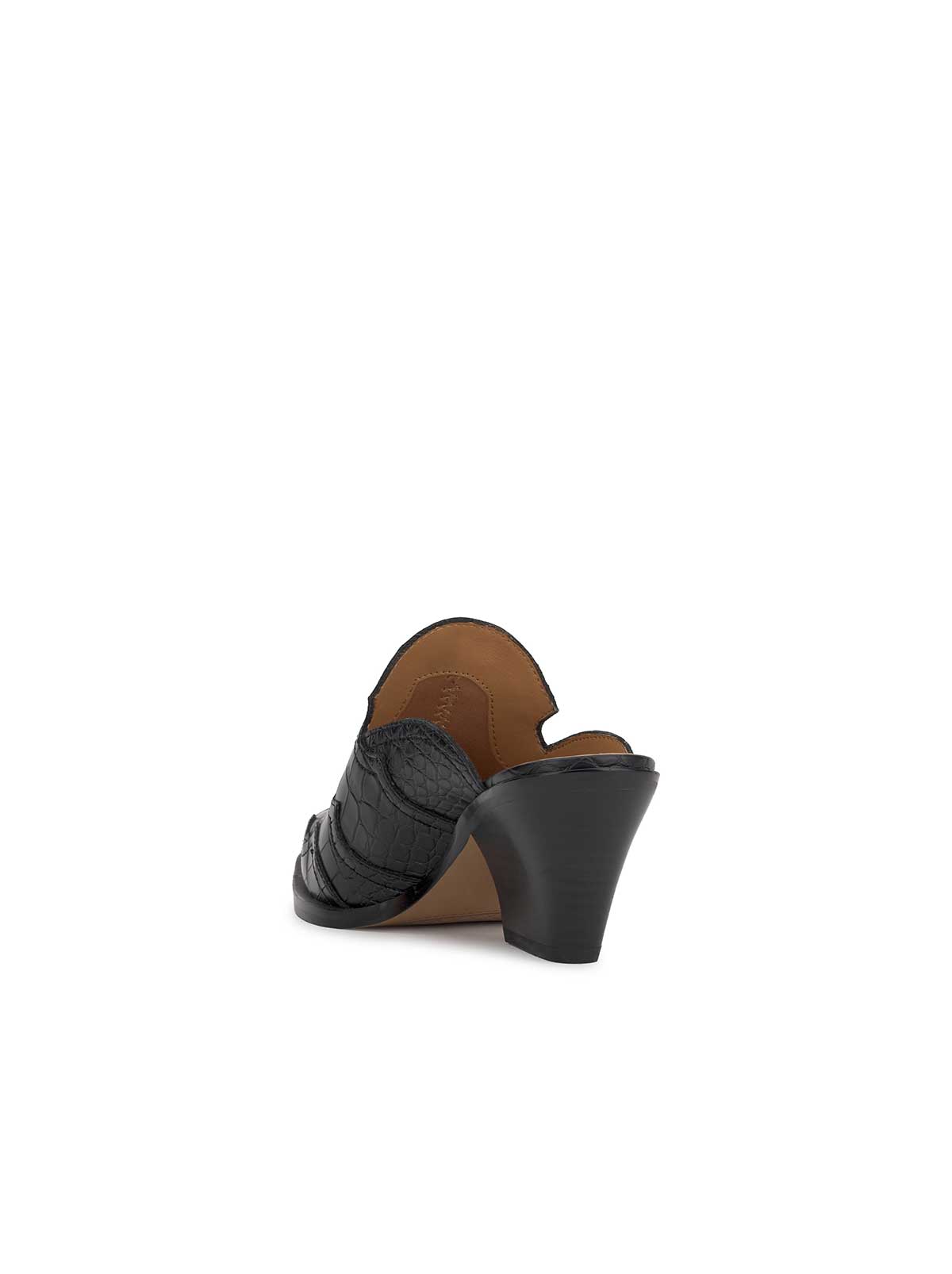Jessica Simpson Women Zurina Heeled Mule in Black