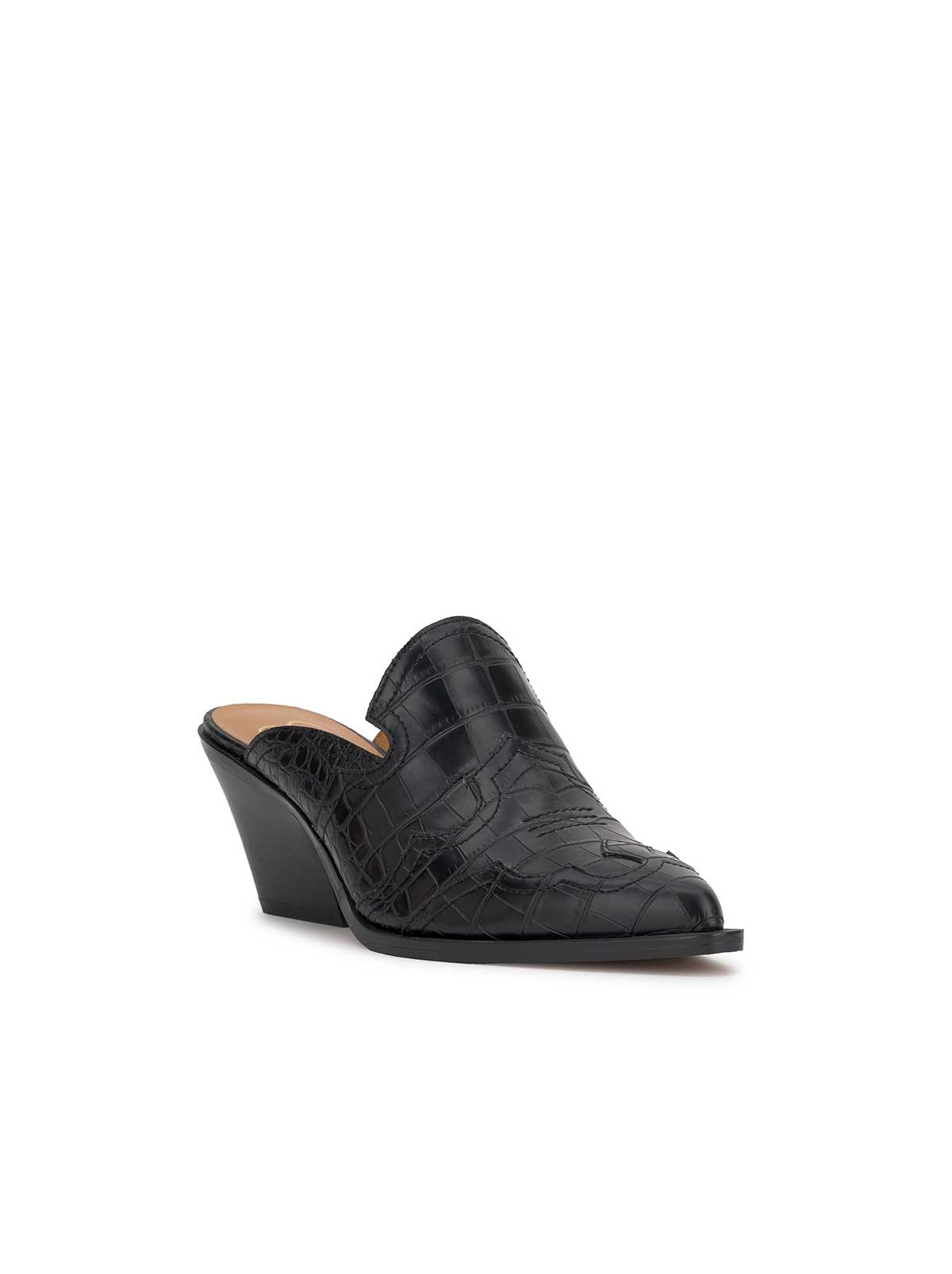 Jessica Simpson Women Zurina Heeled Mule in Black