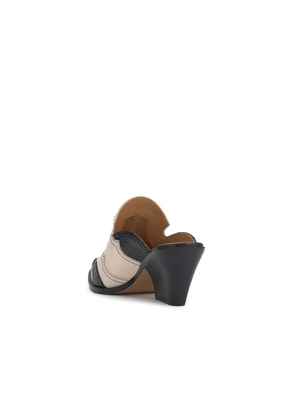 Jessica Simpson Women Zurina Heeled Mule in Two-Tone