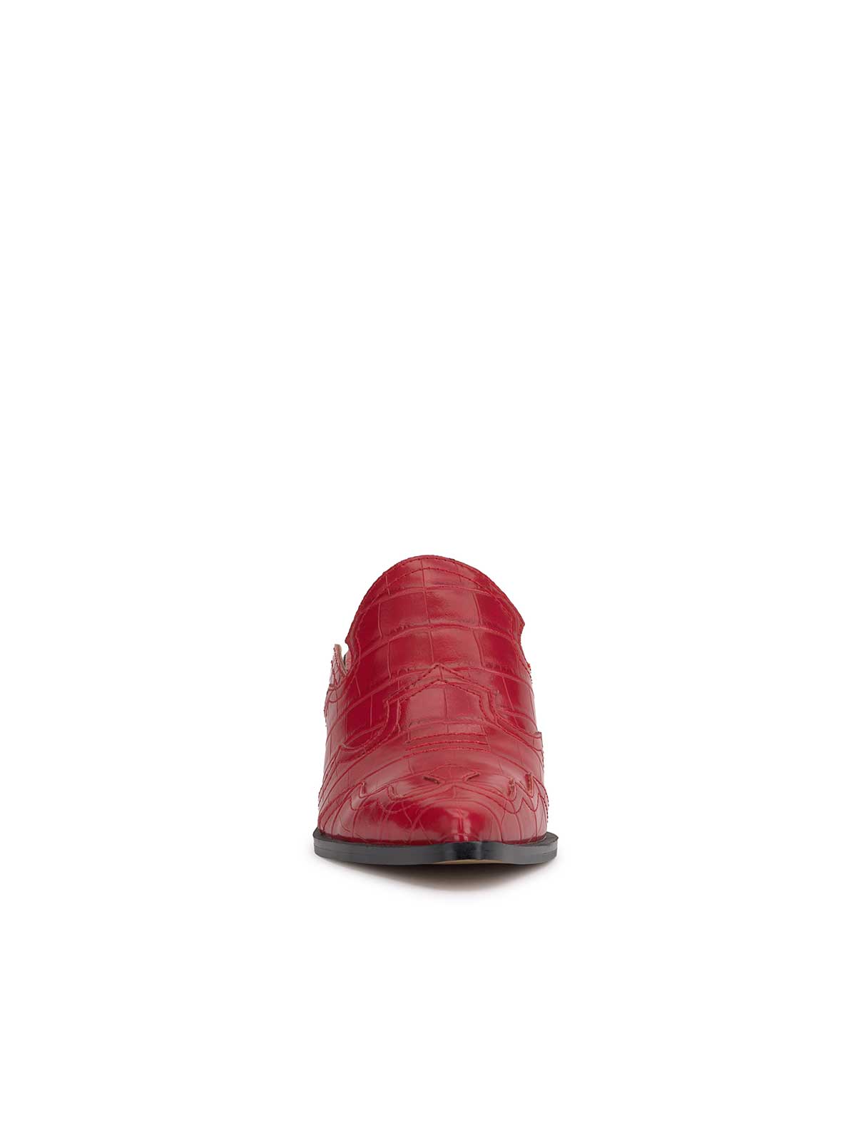 Jessica Simpson Women Zurina Heeled Mule in Red Muse