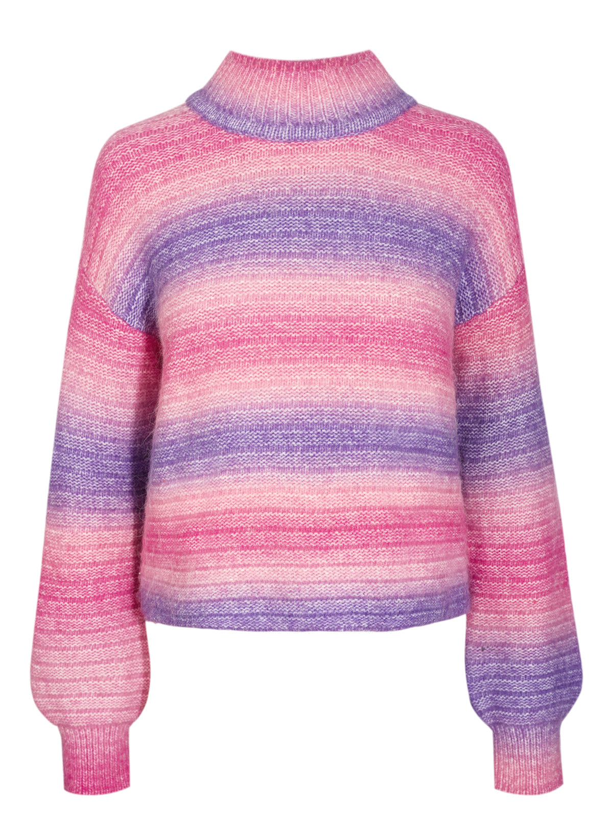 Jessica Simpson Women Portia Sweater in Royal Purple Combo
