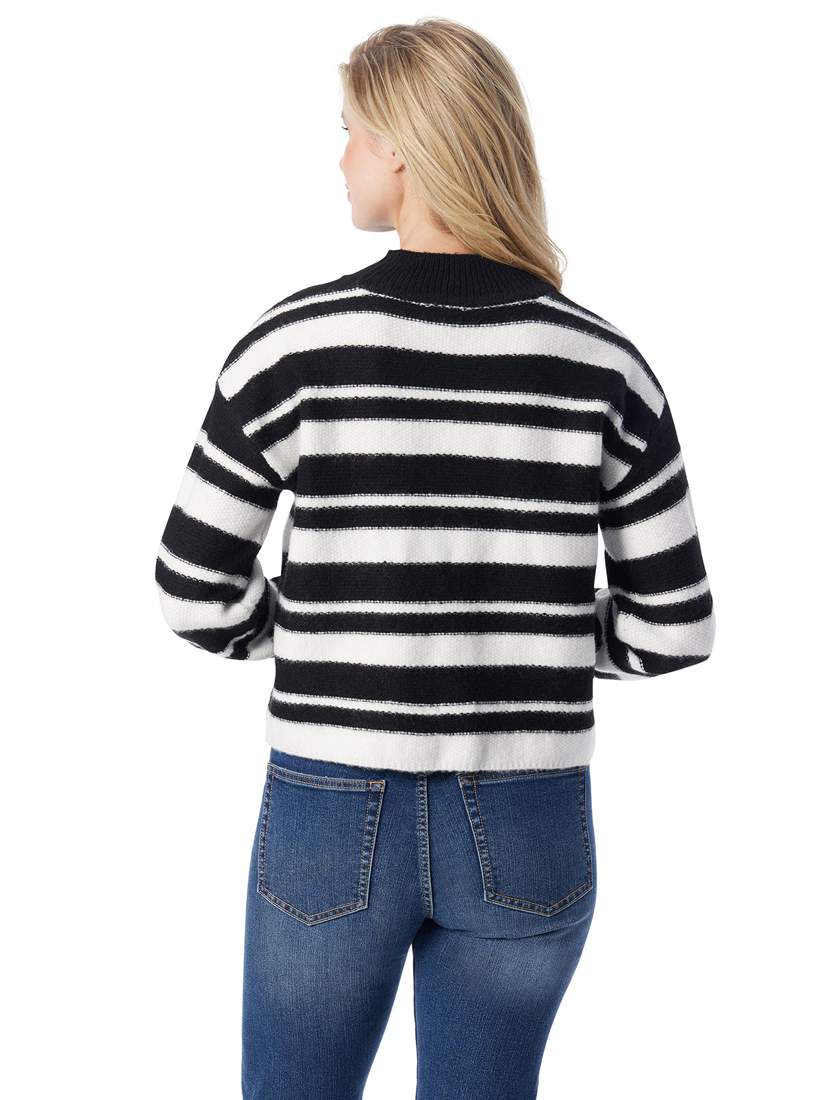 Jessica Simpson Women Portia Sweater in Anthracite Combo