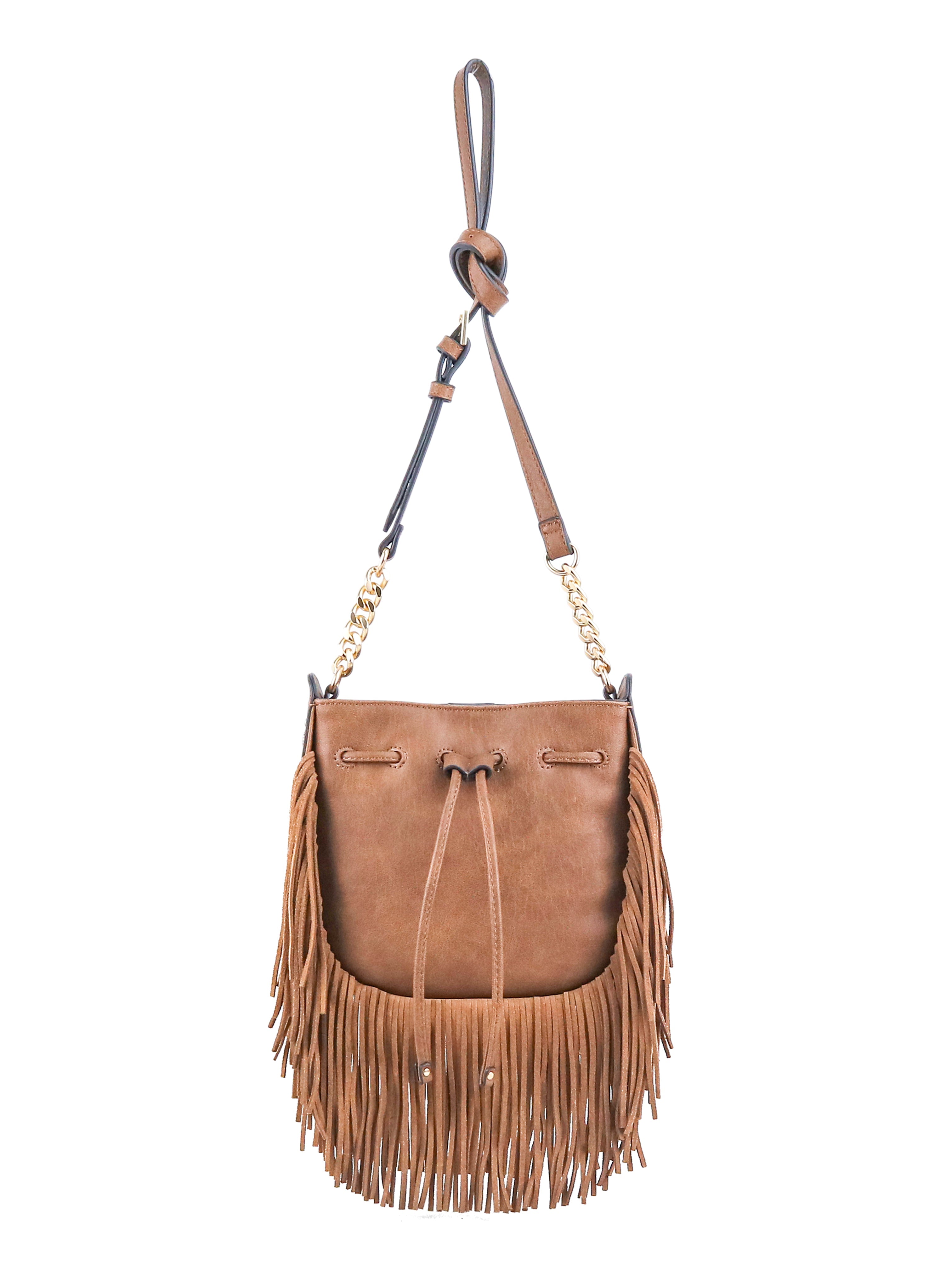 Jessica Simpson Accessories Calypso Crossbody in Almond Brown