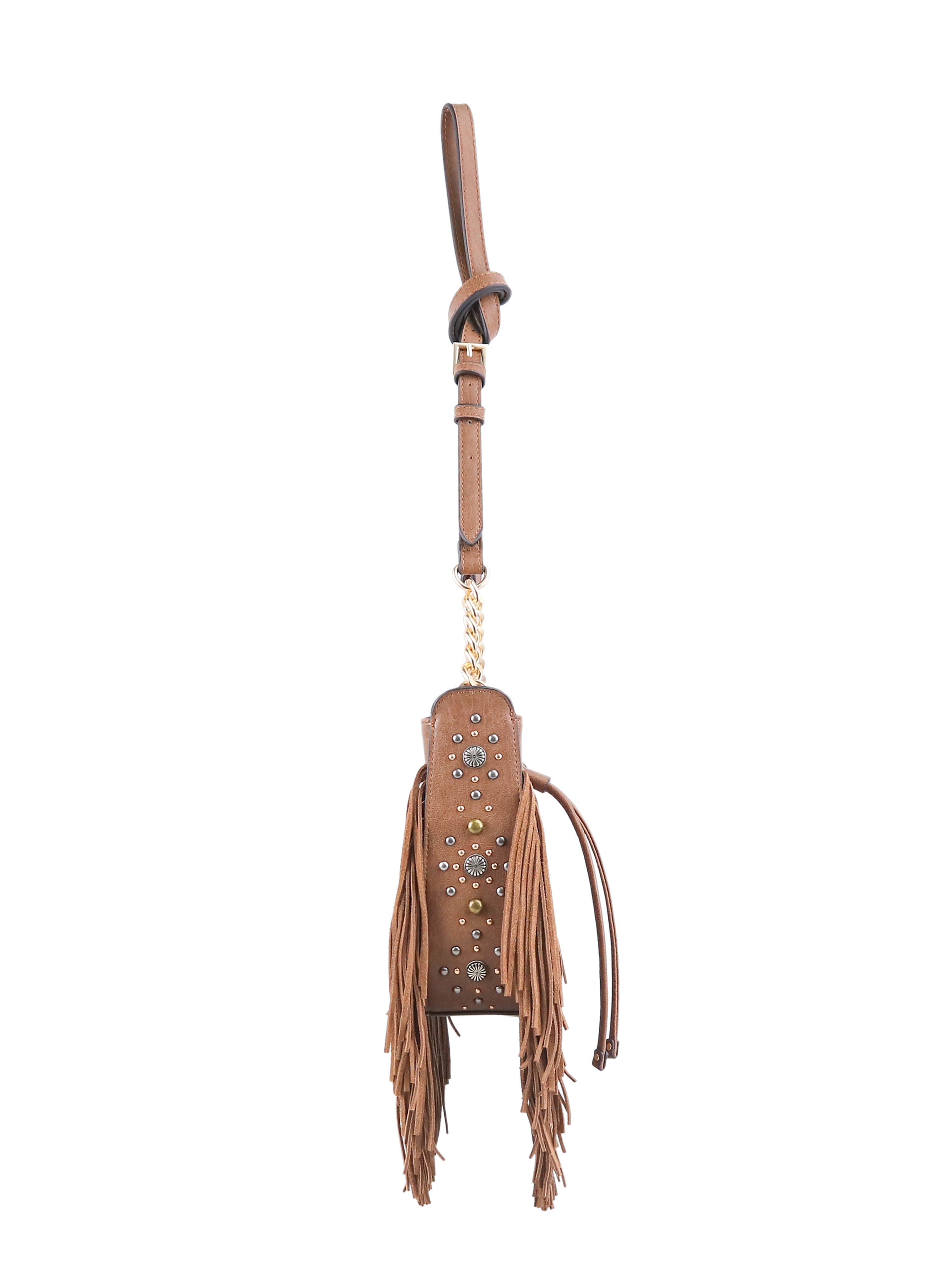 Jessica Simpson Accessories Calypso Crossbody in Almond Brown