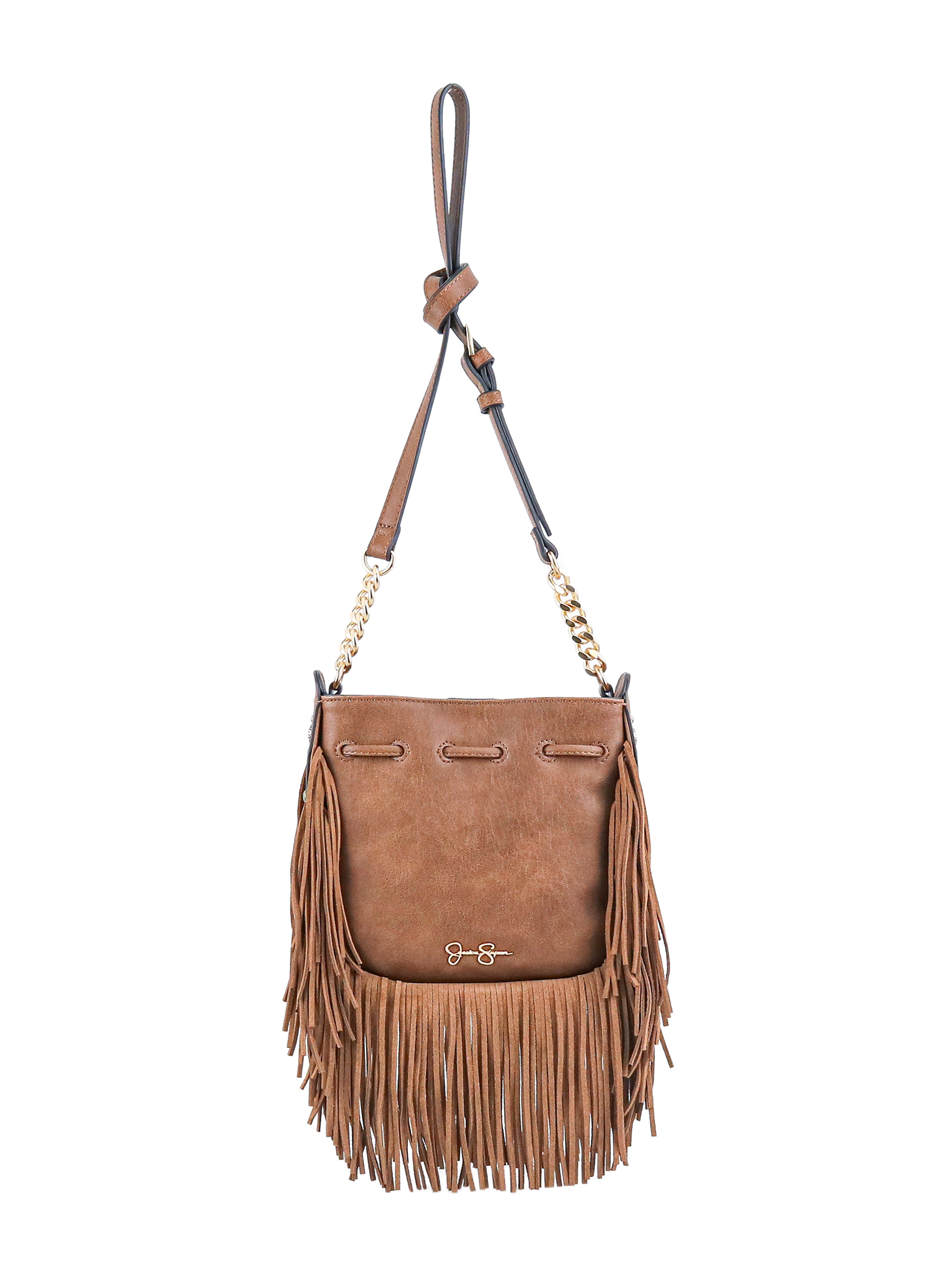 Jessica Simpson Accessories Calypso Crossbody in Almond Brown