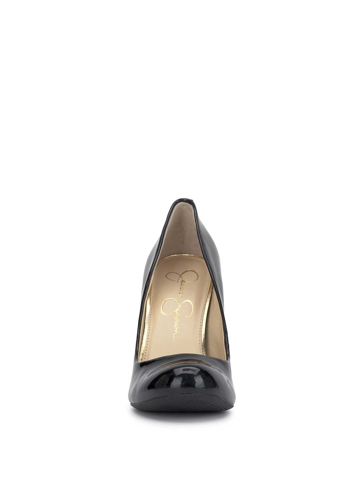 Jessica Simpson Women Calie Pump in Black Patent