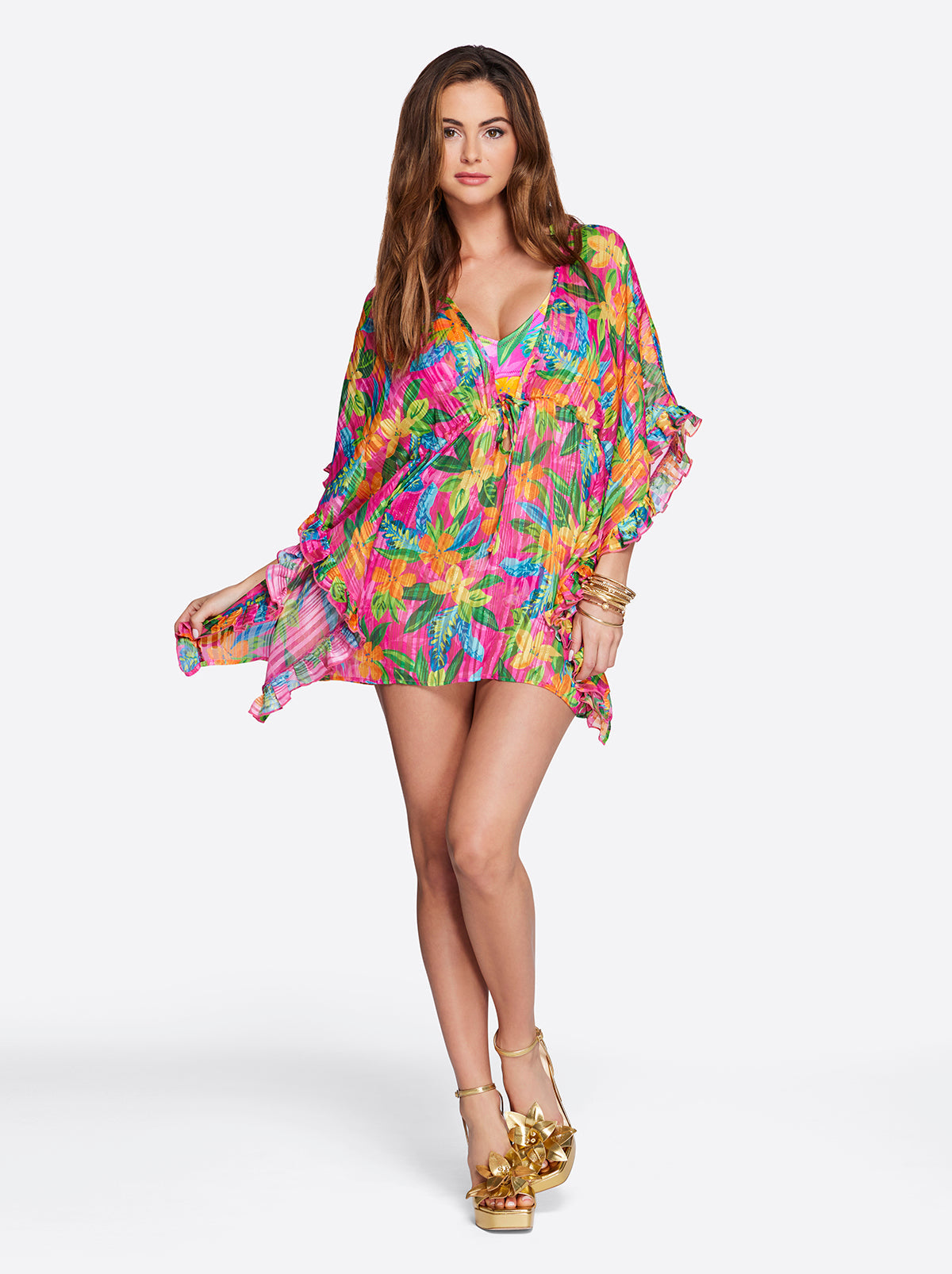 Jessica Simpson Women Cover Up Dress in Feel the Love