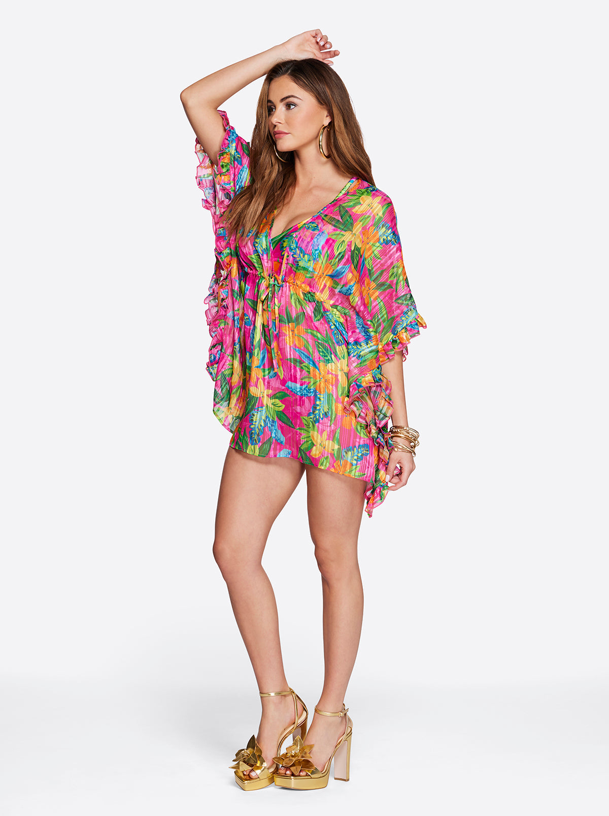 Jessica Simpson Women Cover Up Dress in Feel the Love