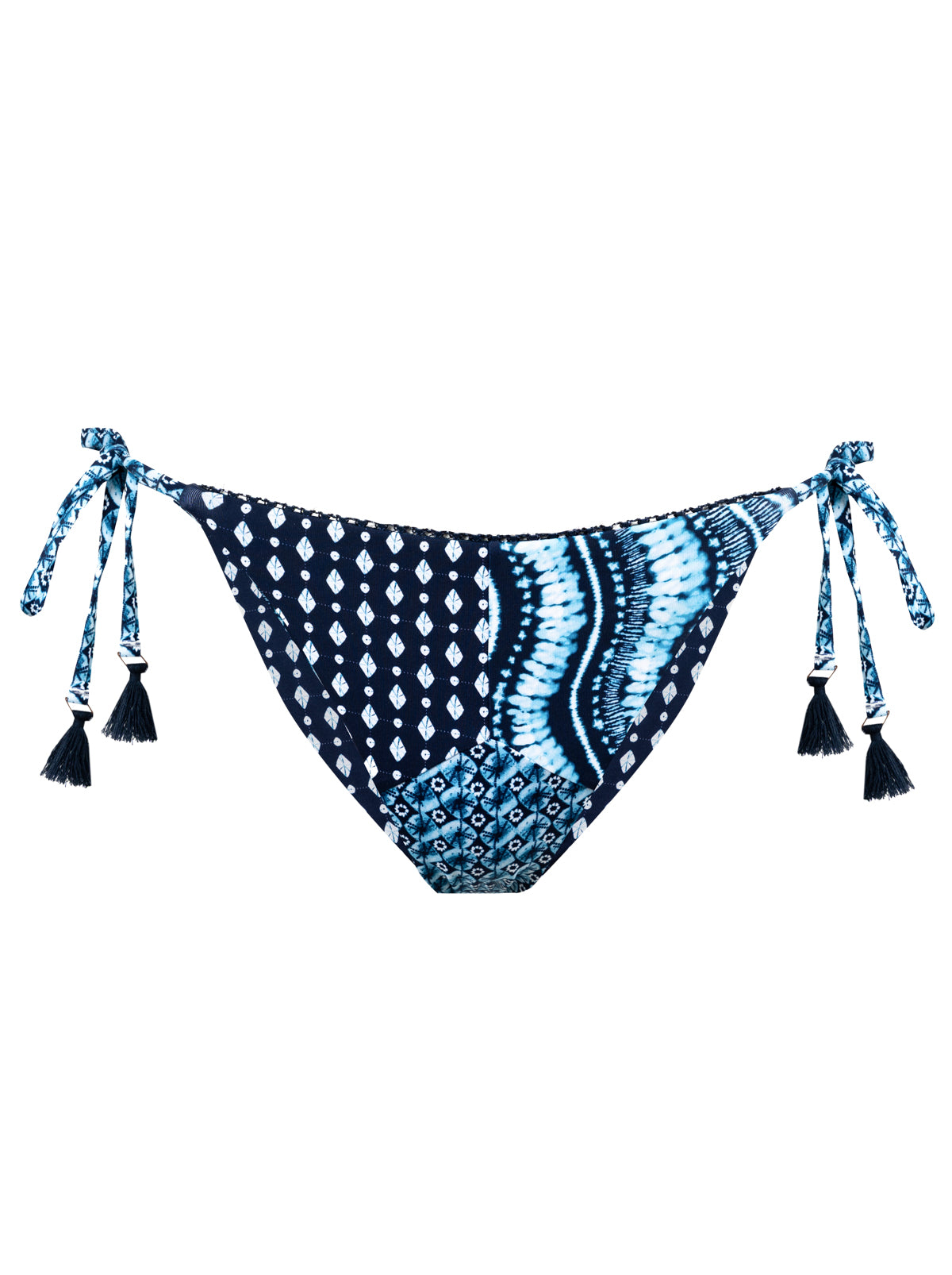 Jessica Simpson Women Reversible String Bikini Bottom in Shibori