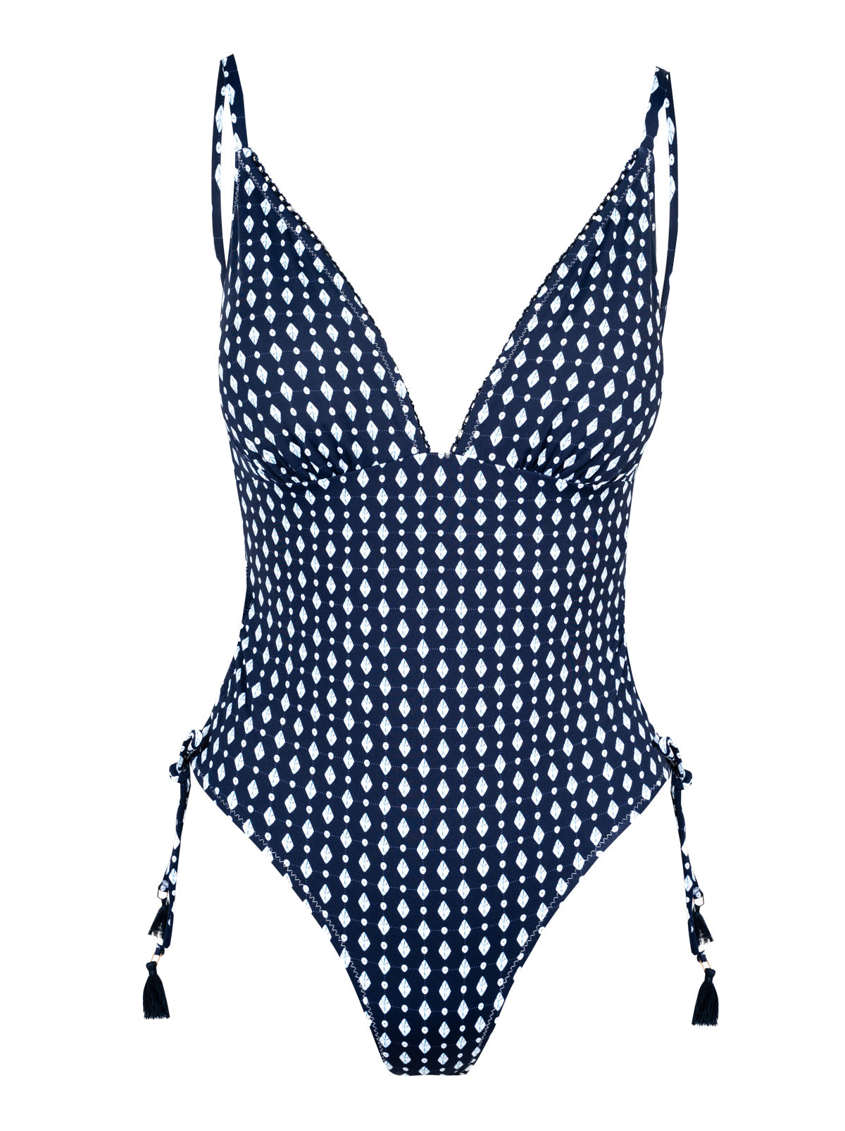 Jessica Simpson Women Drawstring One Piece in Shibori