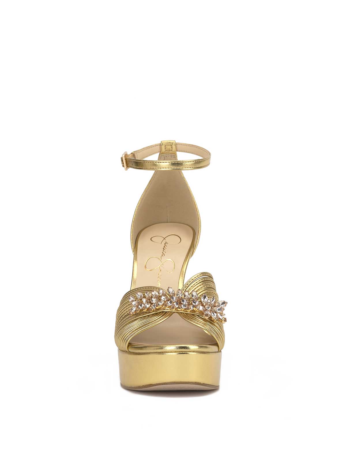 Jessica Simpson Women Anissia Platform in Gold