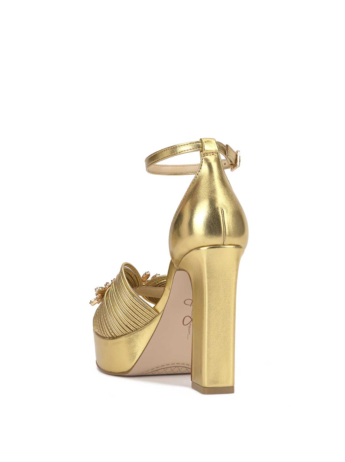 Jessica Simpson Women Anissia Platform in Gold