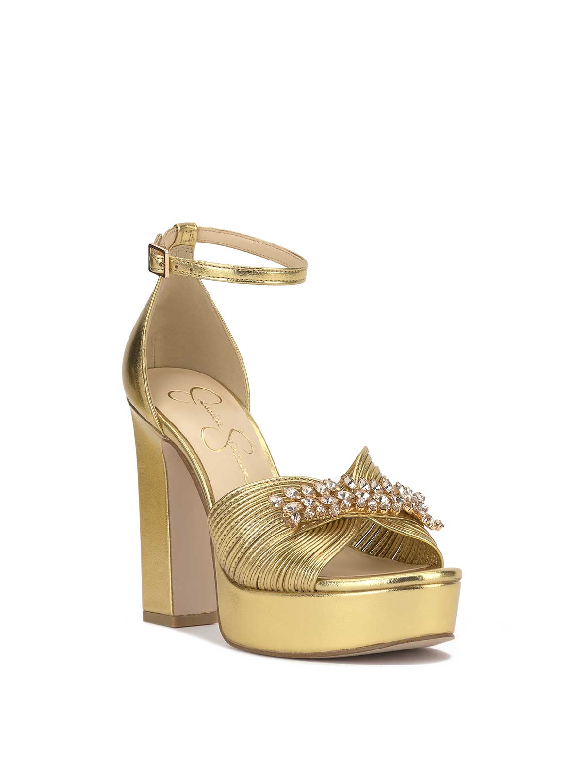 Jessica Simpson Women Anissia Platform in Gold