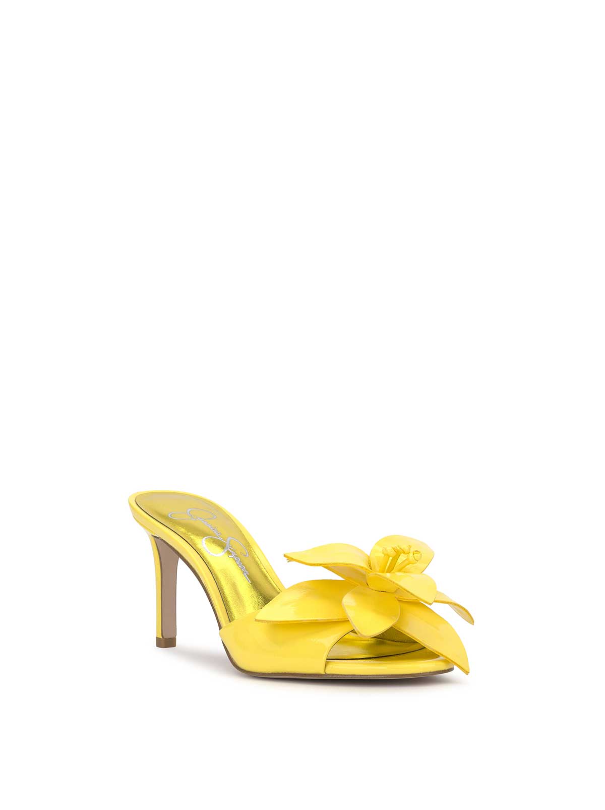 Jessica Simpson Women Percia Slip On Heel in Bright Yellow