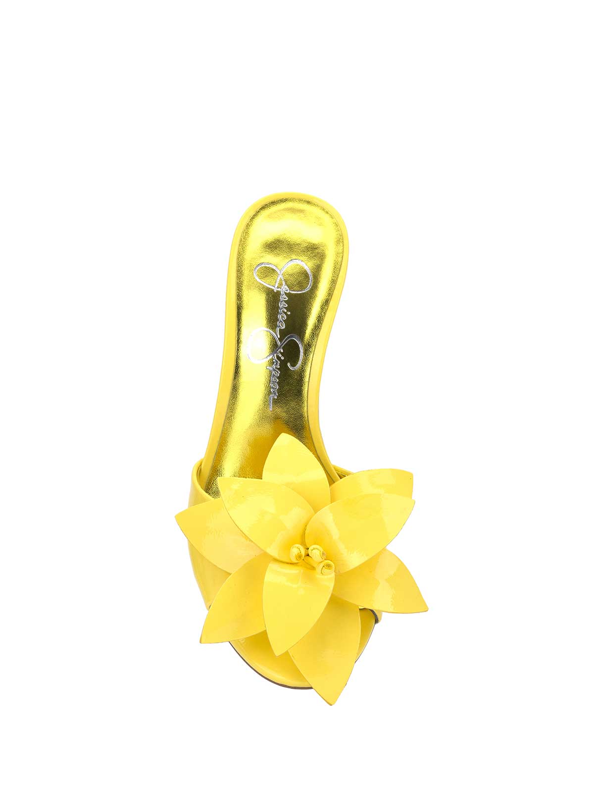 Jessica Simpson Women Percia Slip On Heel in Bright Yellow