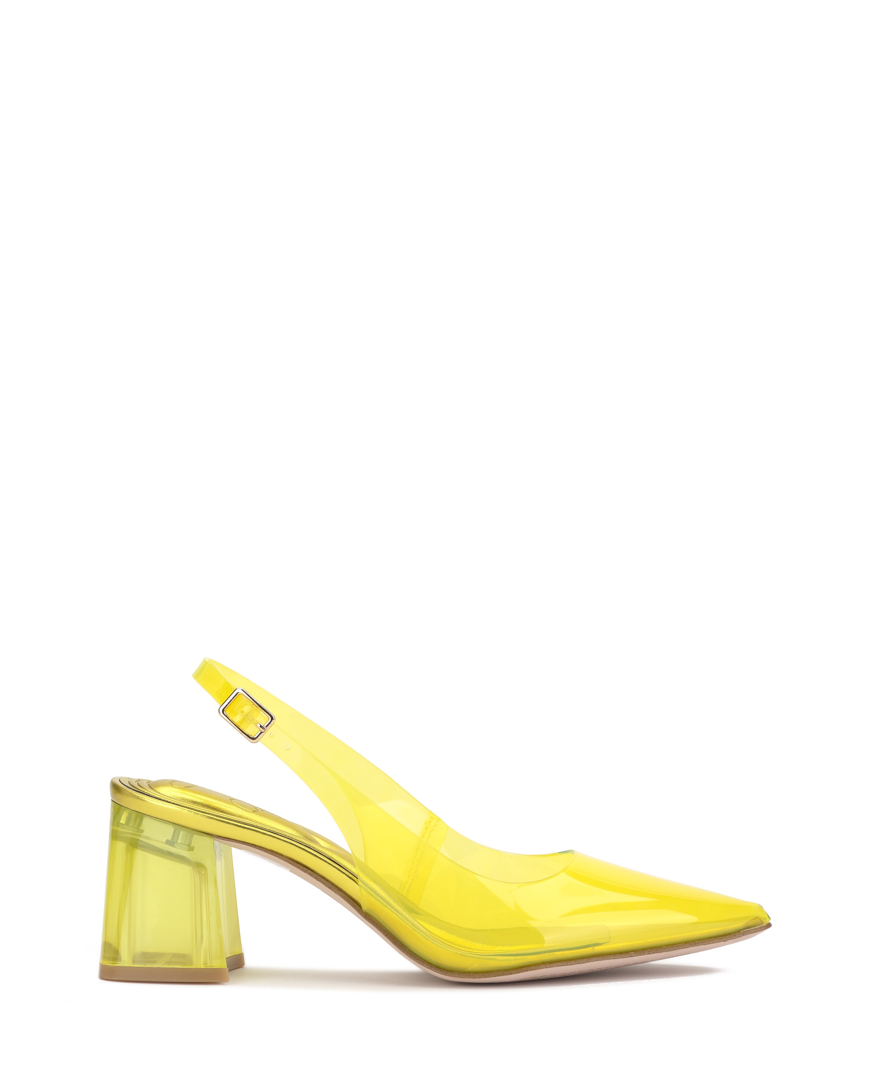 Jessica Simpson Women Syrina Slingback Pump in Bright Yellow