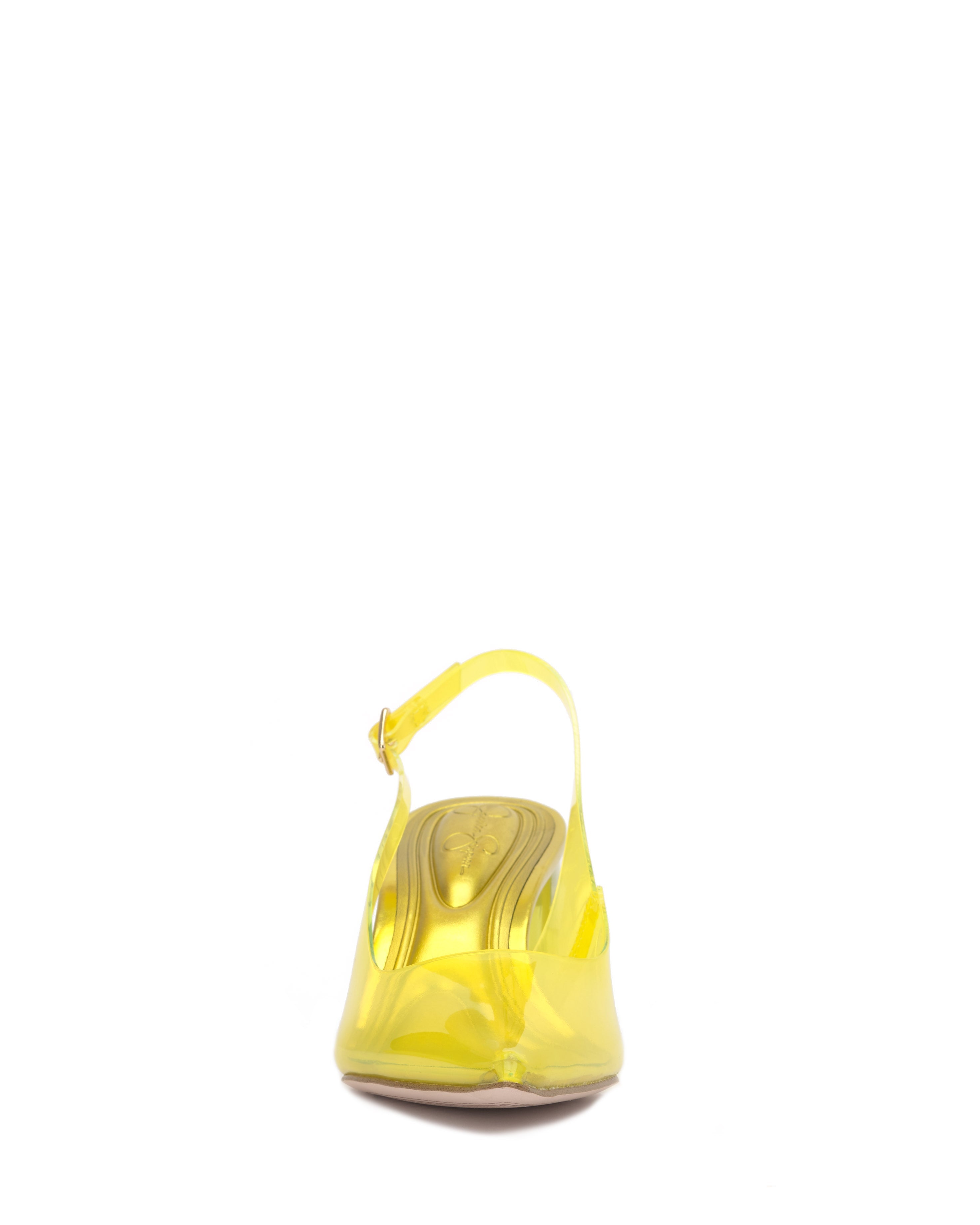 Jessica Simpson Women Syrina Slingback Pump in Bright Yellow
