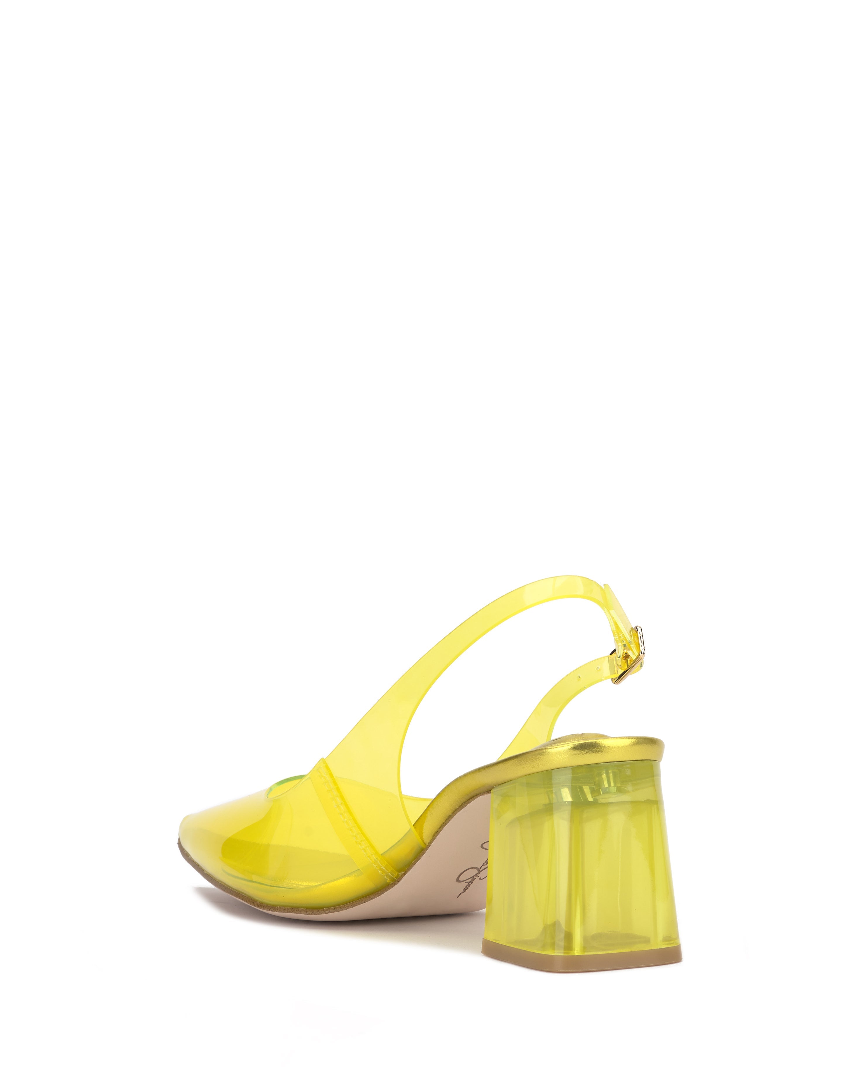 Jessica Simpson Women Syrina Slingback Pump in Bright Yellow