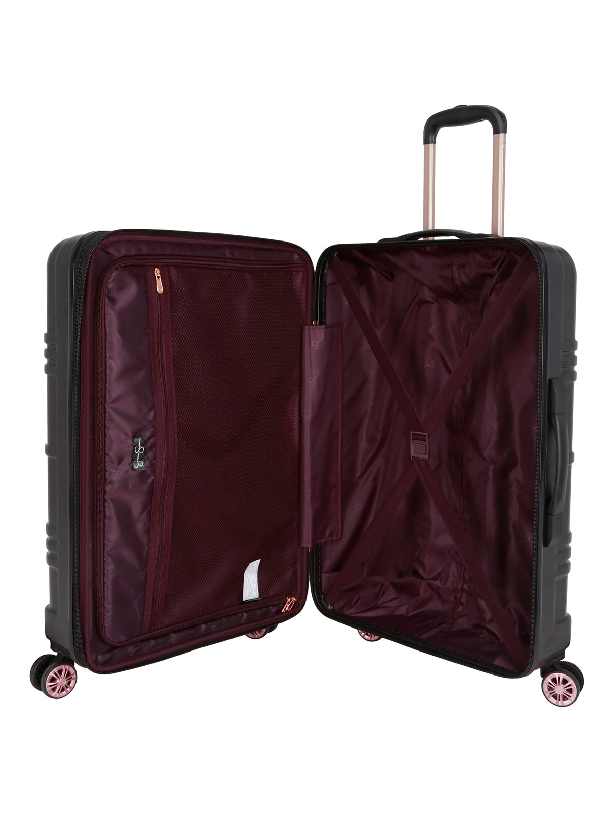 Jessica Simpson Home Jewel Plaid Luggage Collection in Black