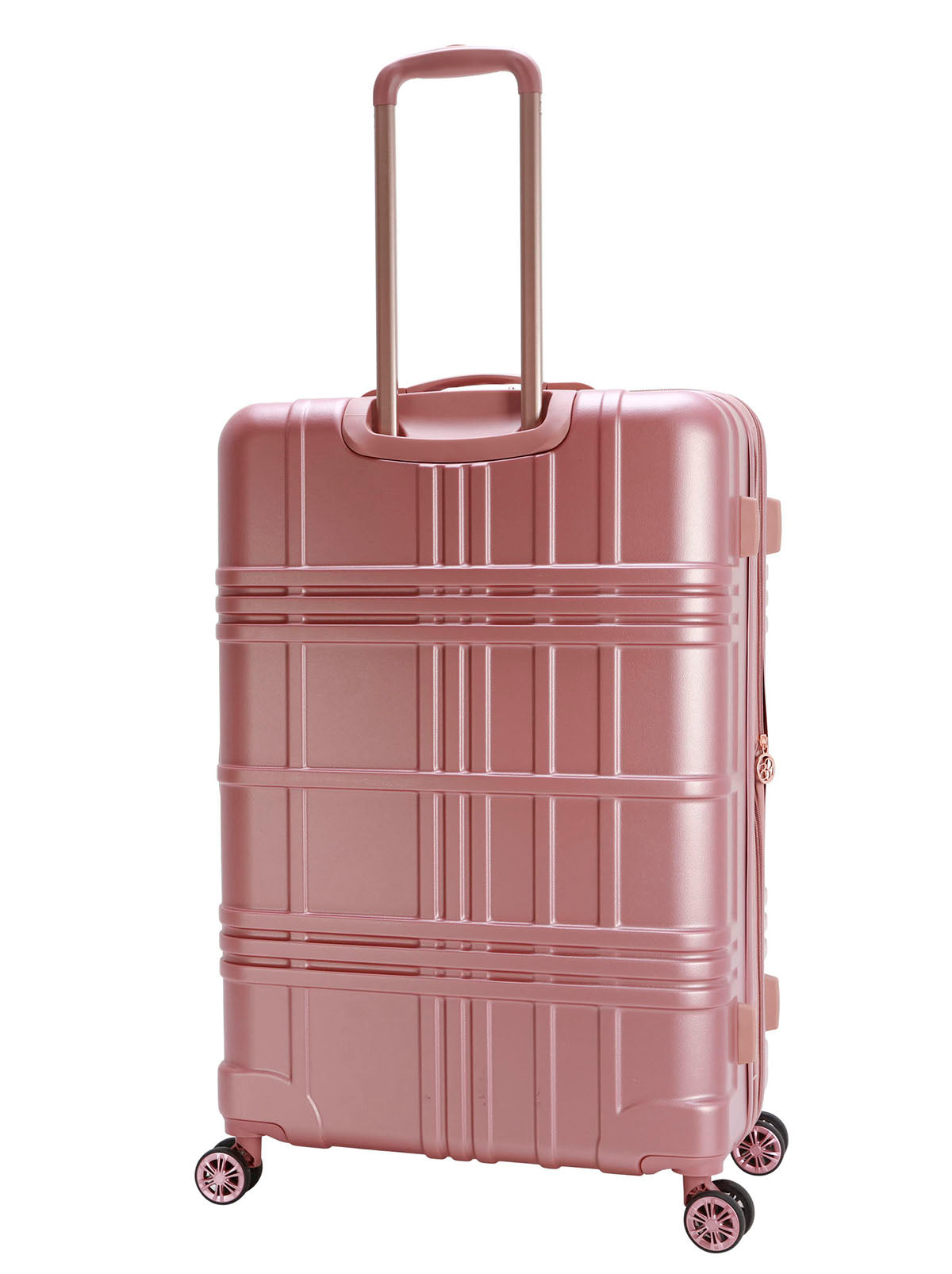 Jessica Simpson Home Jewel Plaid Luggage Collection in Rose Gold