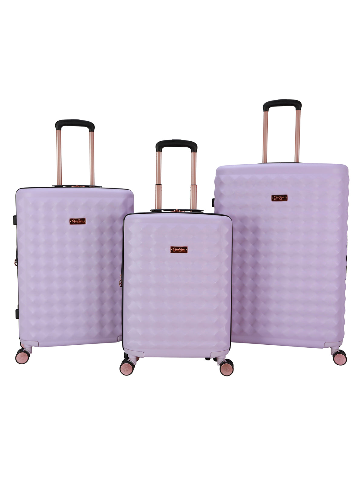Jessica Simpson Home Vibrance Luggage Collection in Lavender Frost