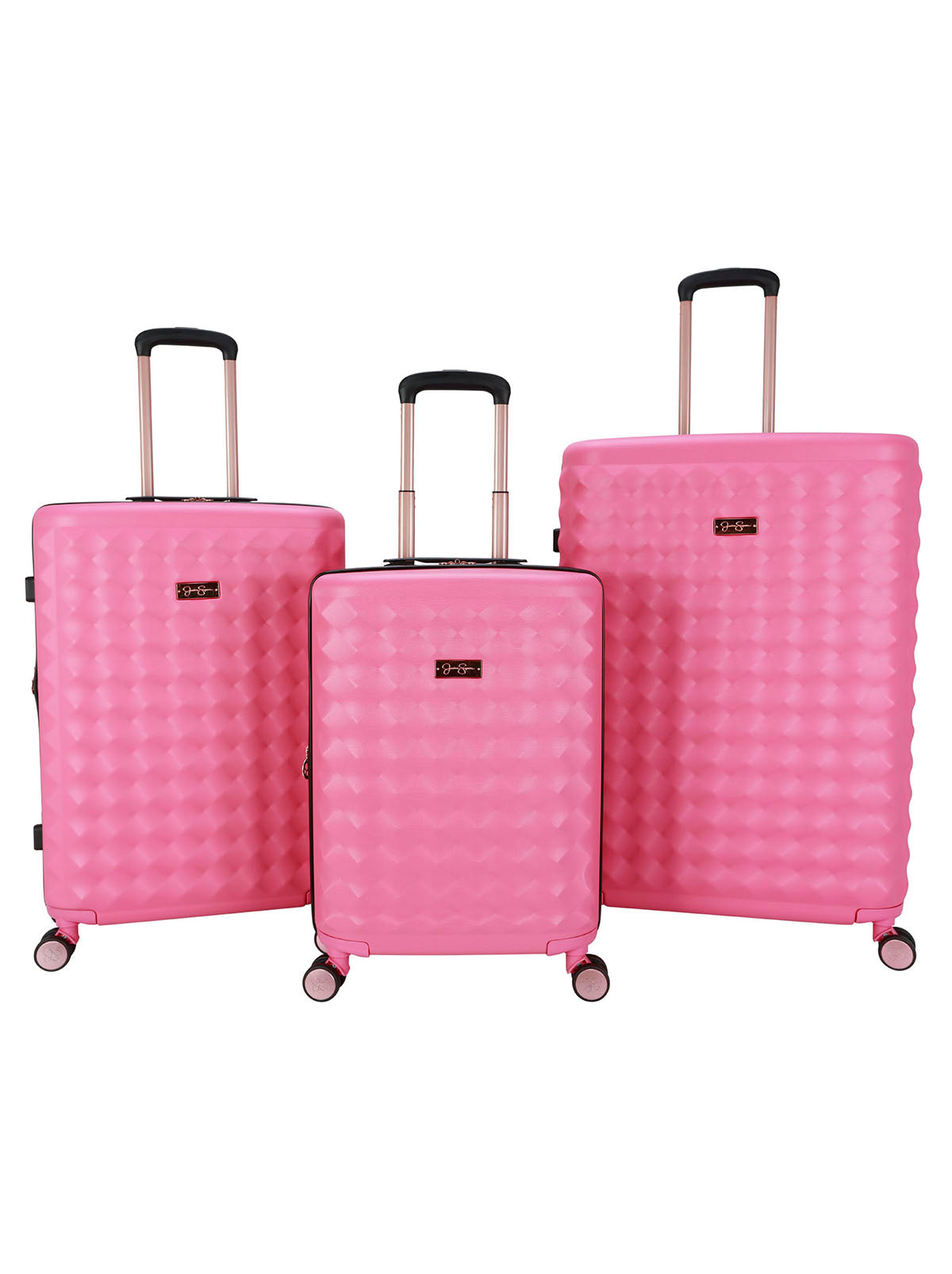 Jessica Simpson Home Vibrance Luggage Collection in Pink