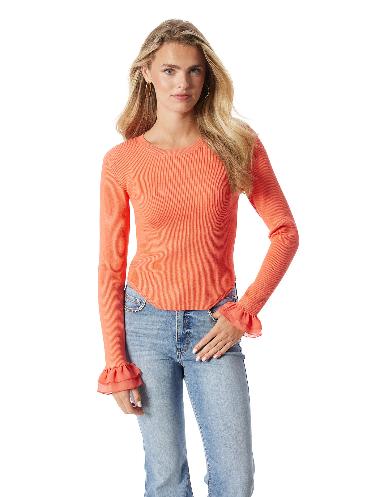 Jessica Simpson Women Nala Sweater in Porcelain Rose