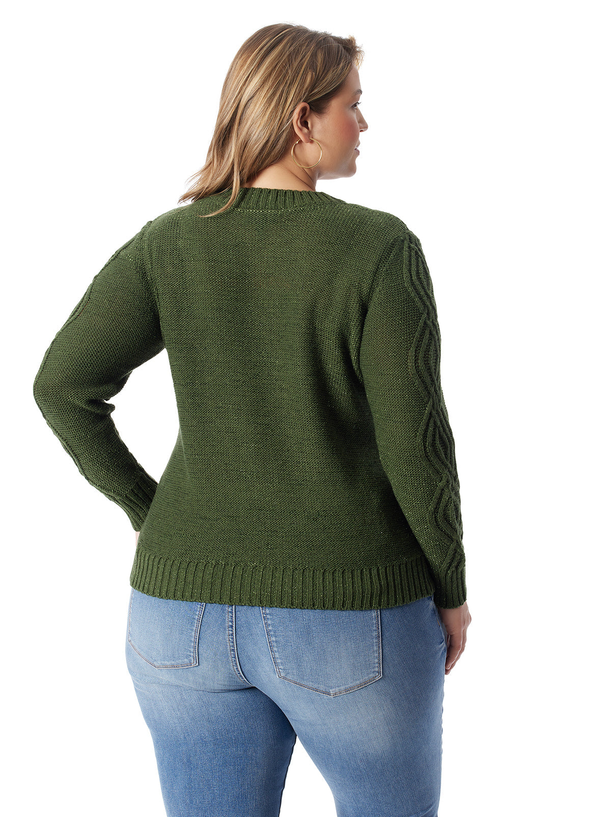 Jessica Simpson Women Ayaan Sweater in Black Forest