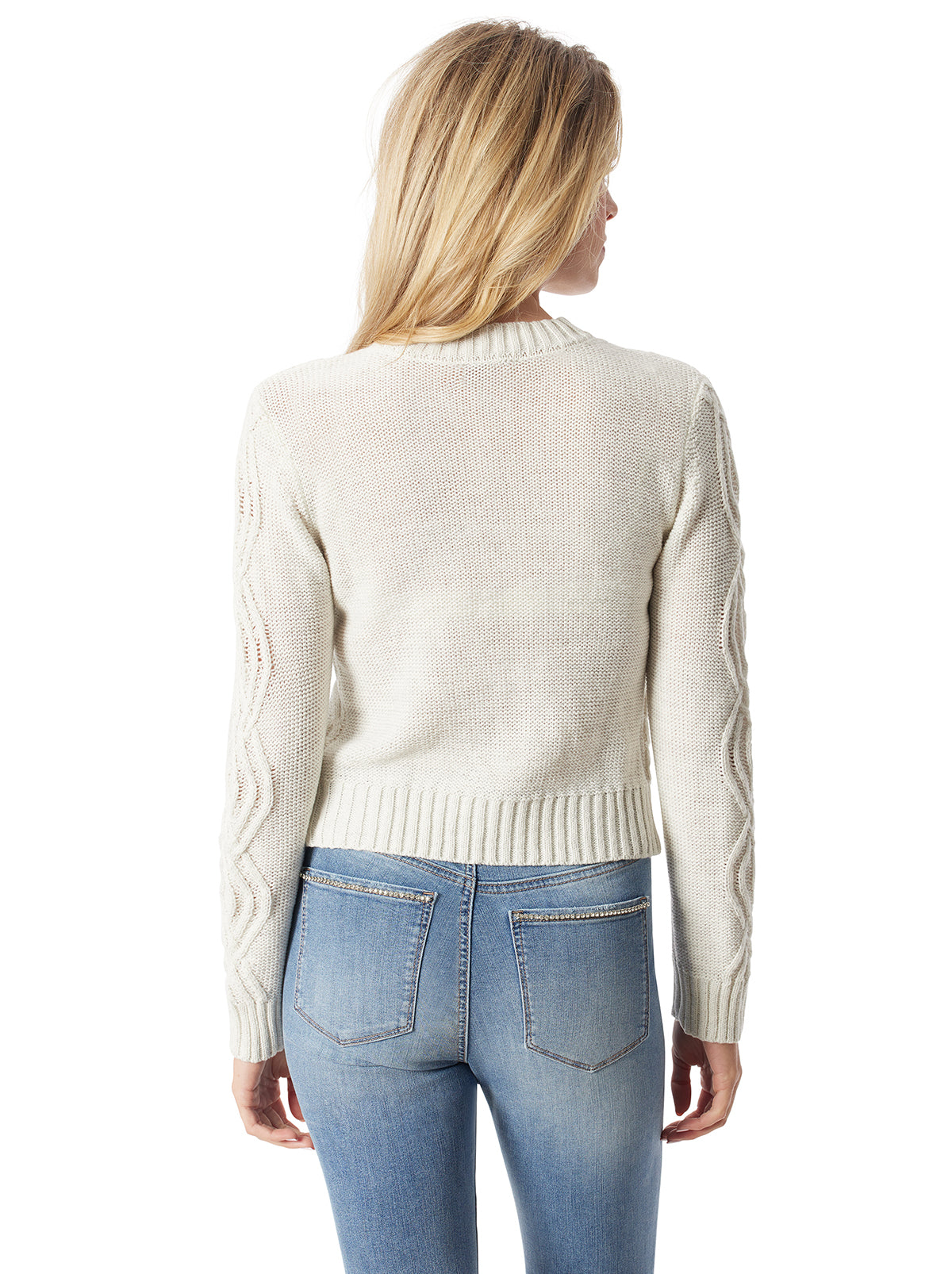Jessica Simpson Women Ayaan Sweater in Gardenia