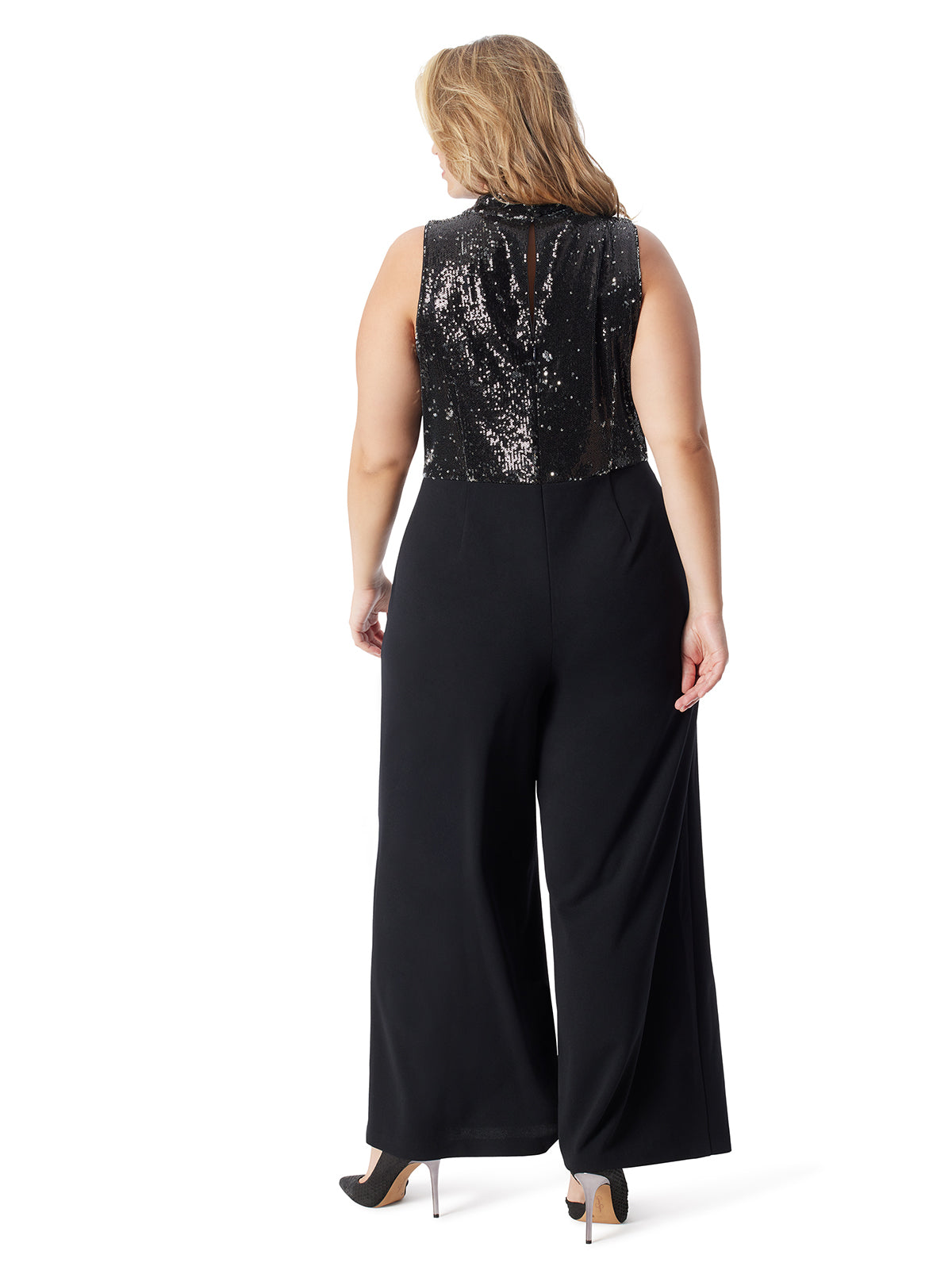 Jessica Simpson Women Una Jumpsuit in Black