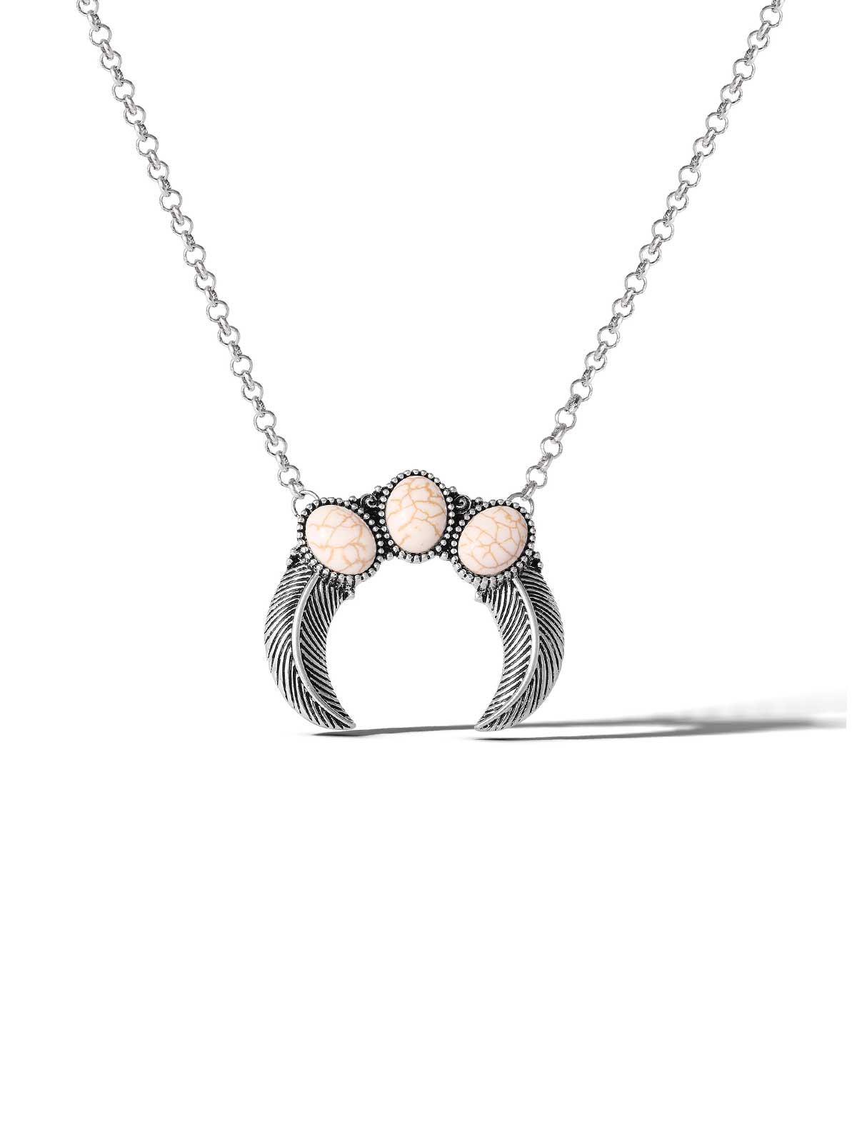 Jessica Simpson Accessories Stone Horn Necklace