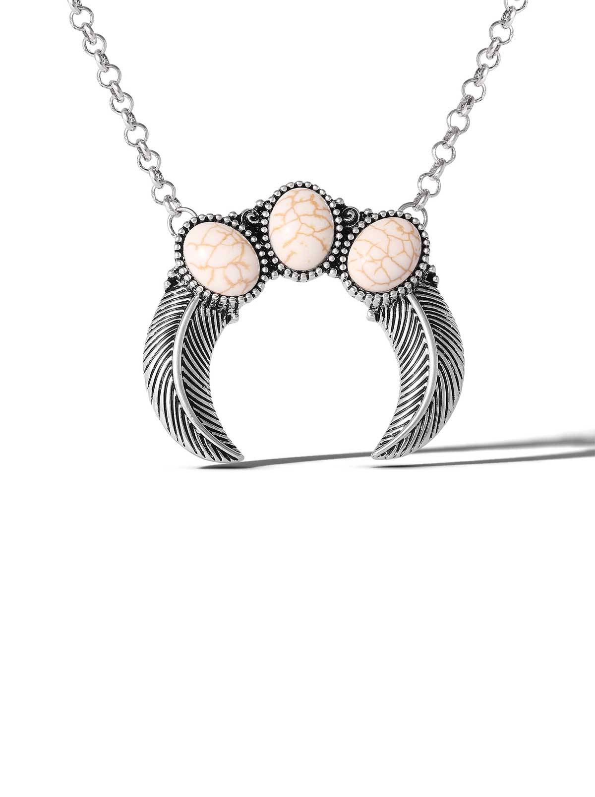 Jessica Simpson Accessories Stone Horn Necklace