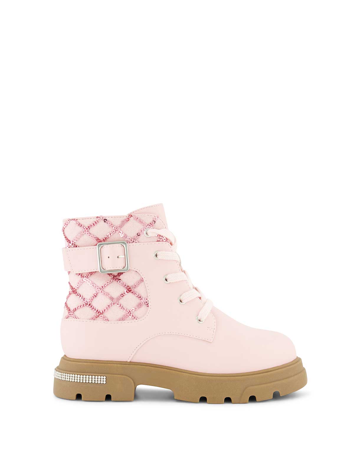 Jessica Simpson Women Little Girls' Rosa Buckle Boot in Blush