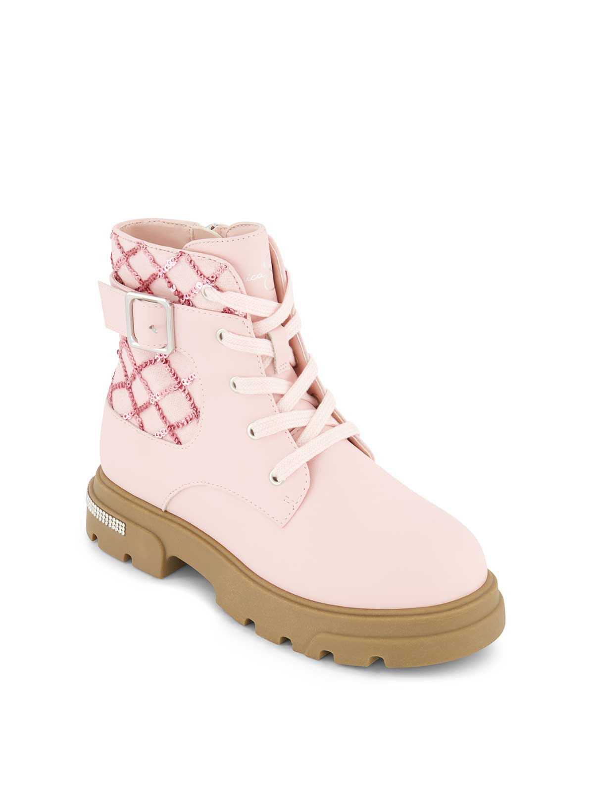 Jessica Simpson Women Little Girls' Rosa Buckle Boot in Blush