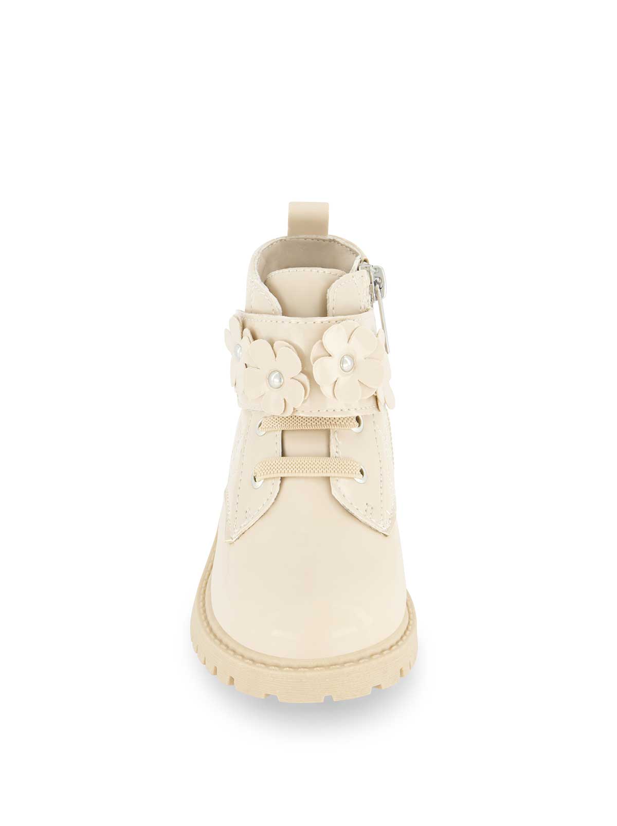 Jessica Simpson Women Toddler Daria Flower Moto Boot in Sand