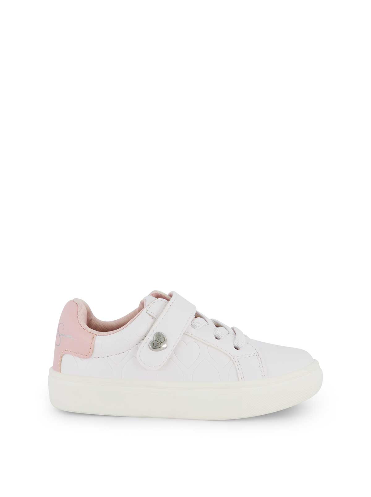 Jessica Simpson Women Toddler Gina Love Low Sneaker in White