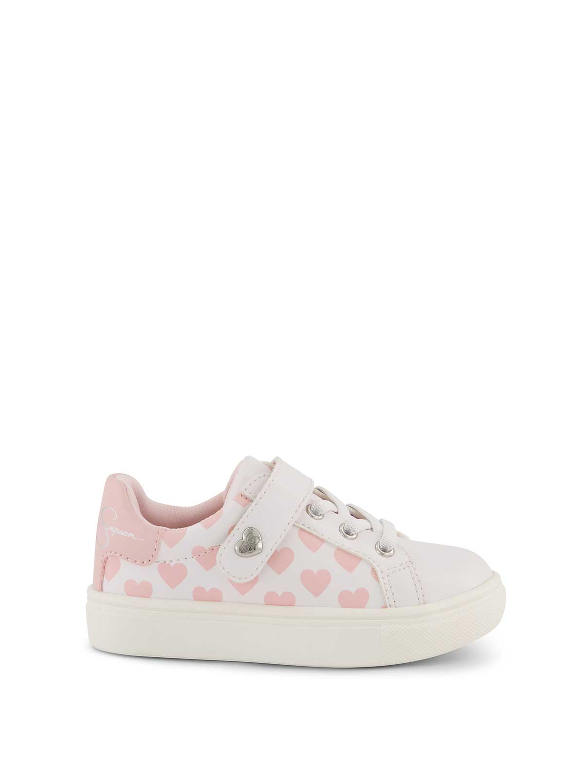 Jessica Simpson Women Toddler Gina Love Low Sneaker in White