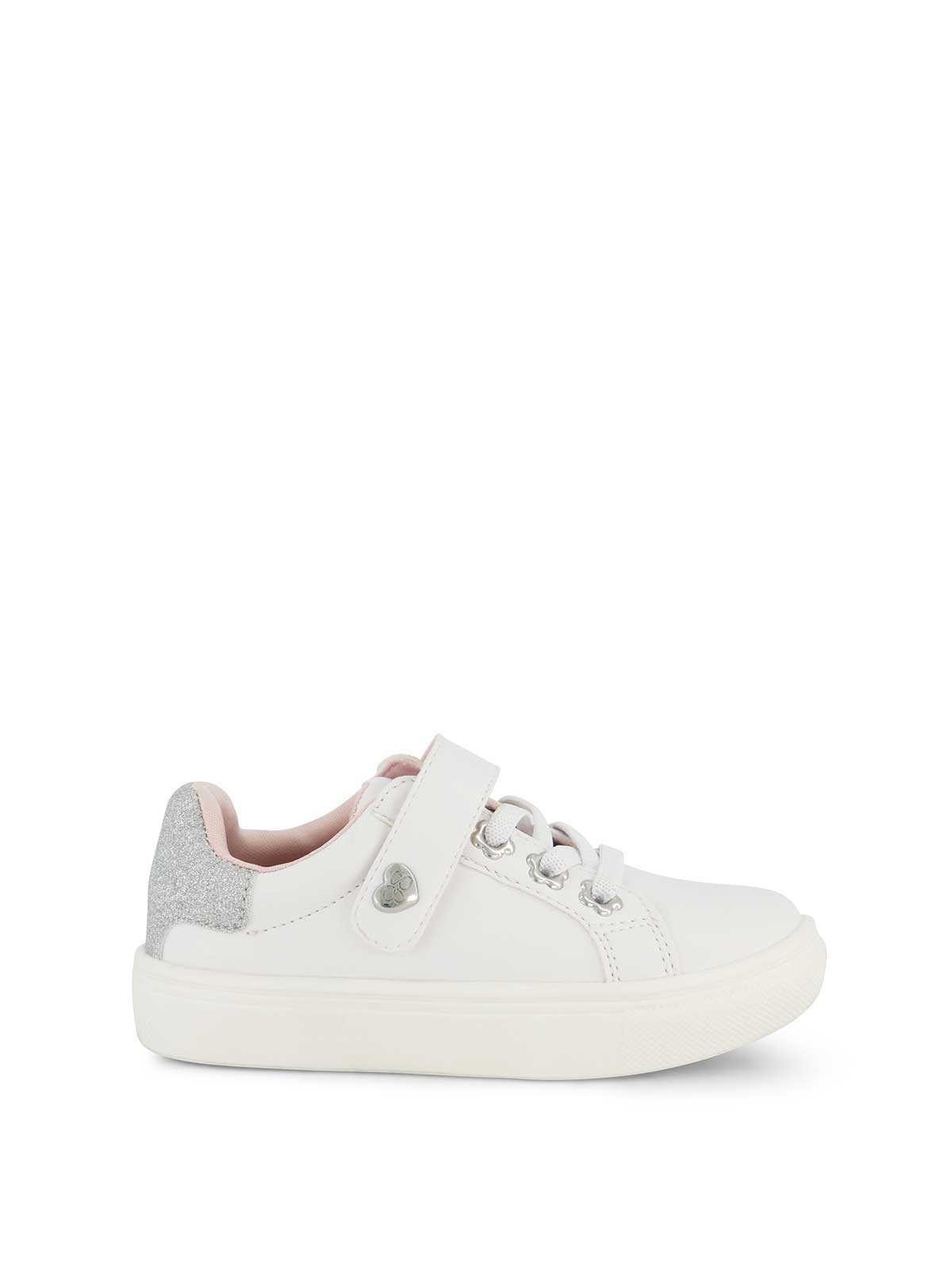 Jessica Simpson Women Toddler Gina Bijou Low Sneaker in White