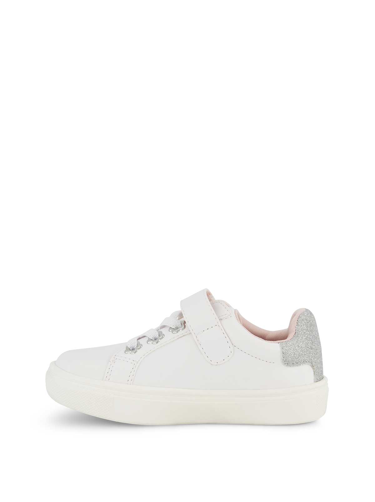 Jessica Simpson Women Toddler Gina Bijou Low Sneaker in White