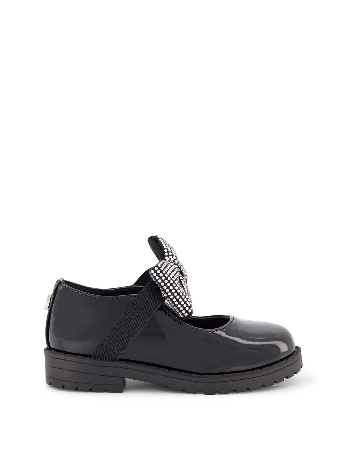Jessica Simpson Women Toddler Aubrey Bow Flat in Black